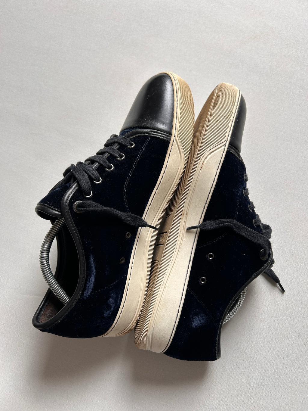 LANVIN DB11 NAVY SUEDE (44/44,5EU)