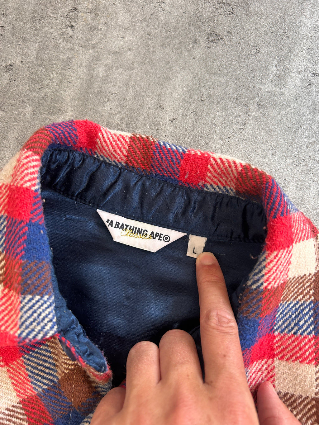 BAPE CPO HEAVY FLANNEL (M)