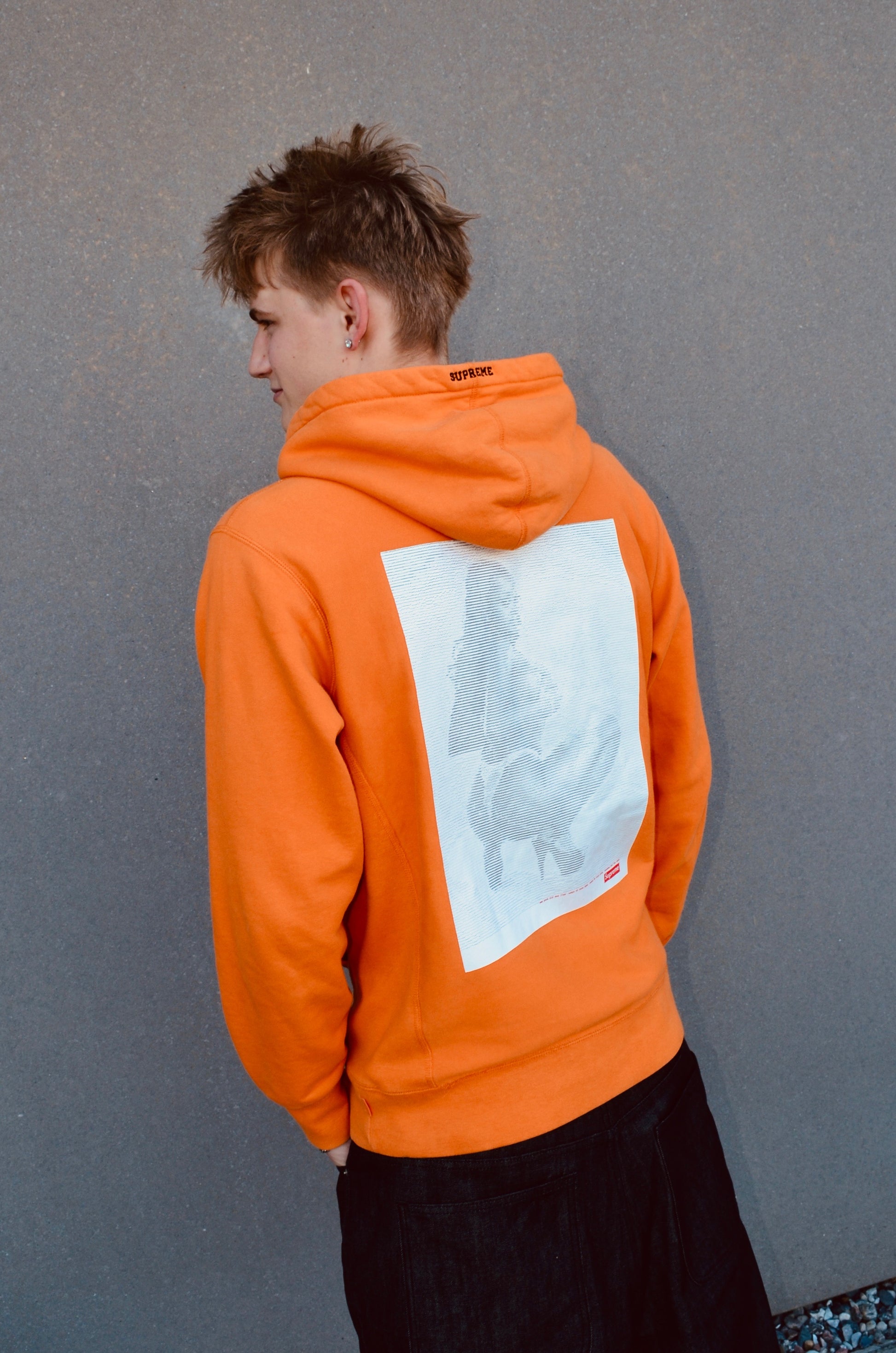 SUPREME DIGI SQUAT HOODIE (L)