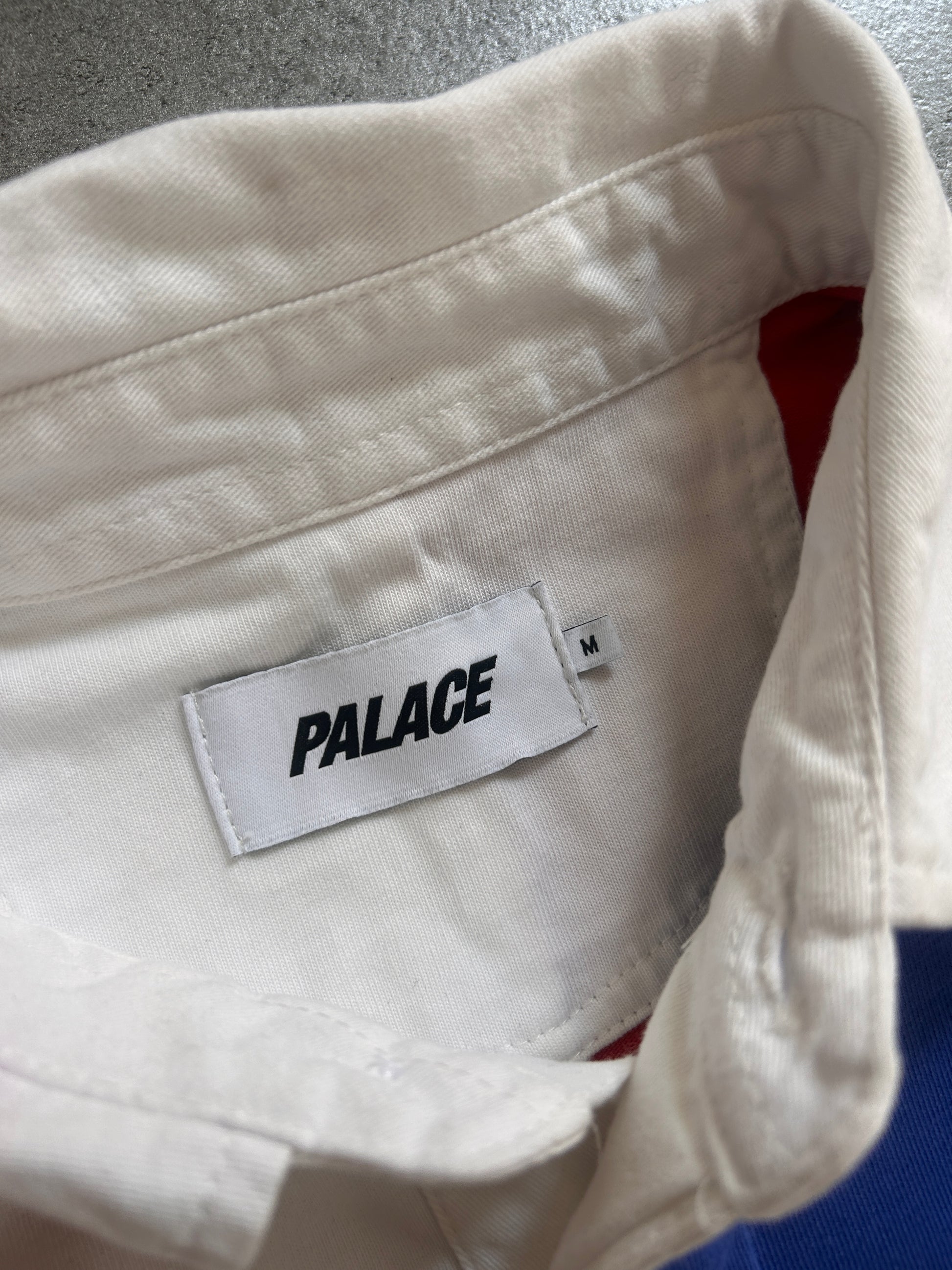PALACE THISTLE LONGSLEEVE RUGBY POLO (M)
