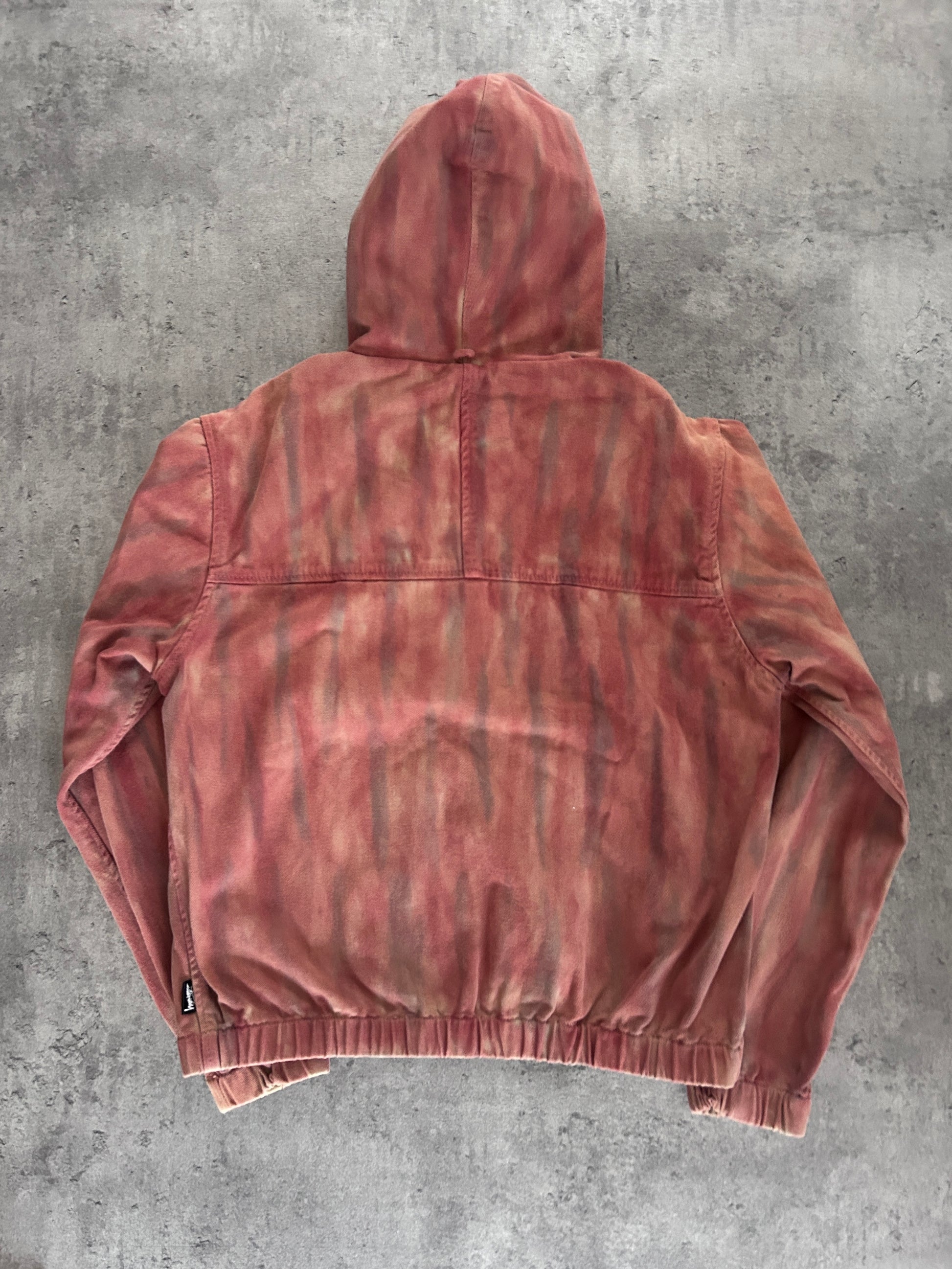 STUSSY TIE DYE WORKWEAR JACKET (M)