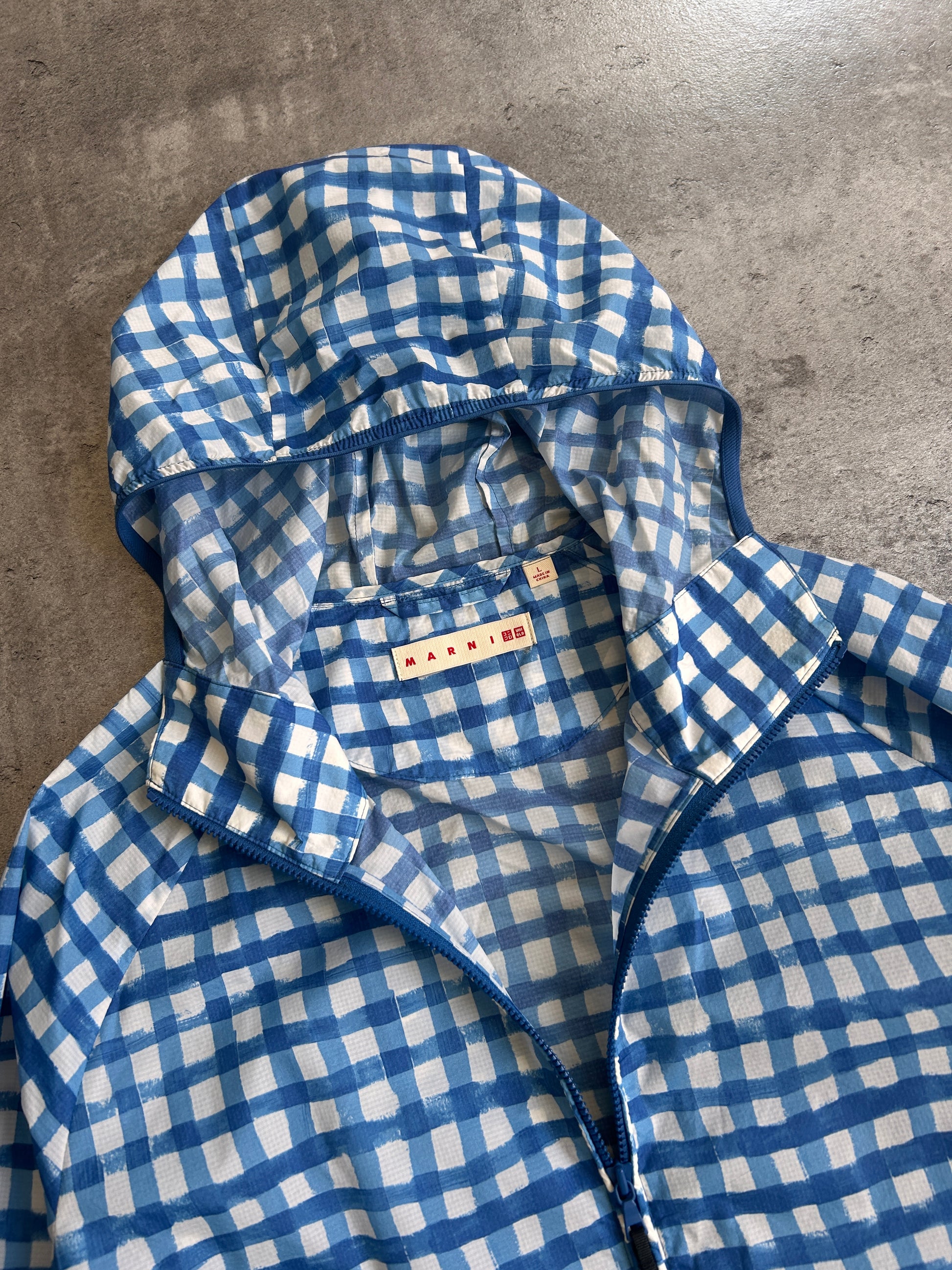 MARNI X UNIQLO CHECKER WINDBREAKER (L)