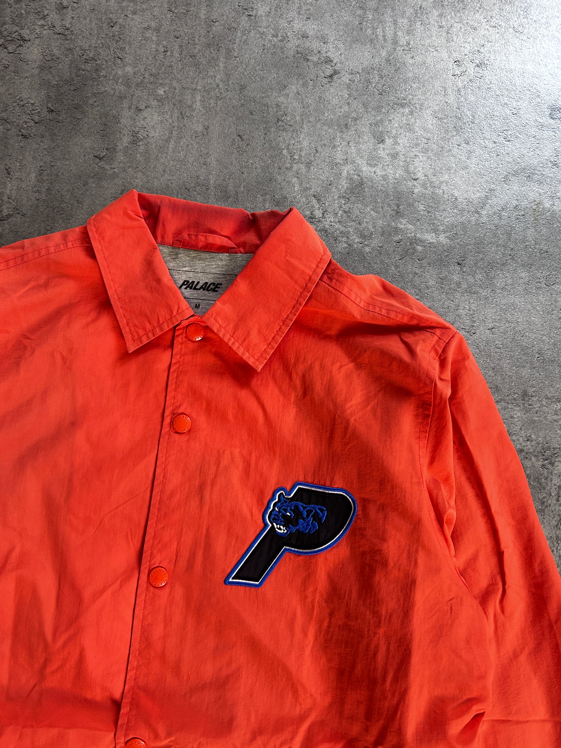 PALACE PANTHER COACH JACKET ORANGE (M)