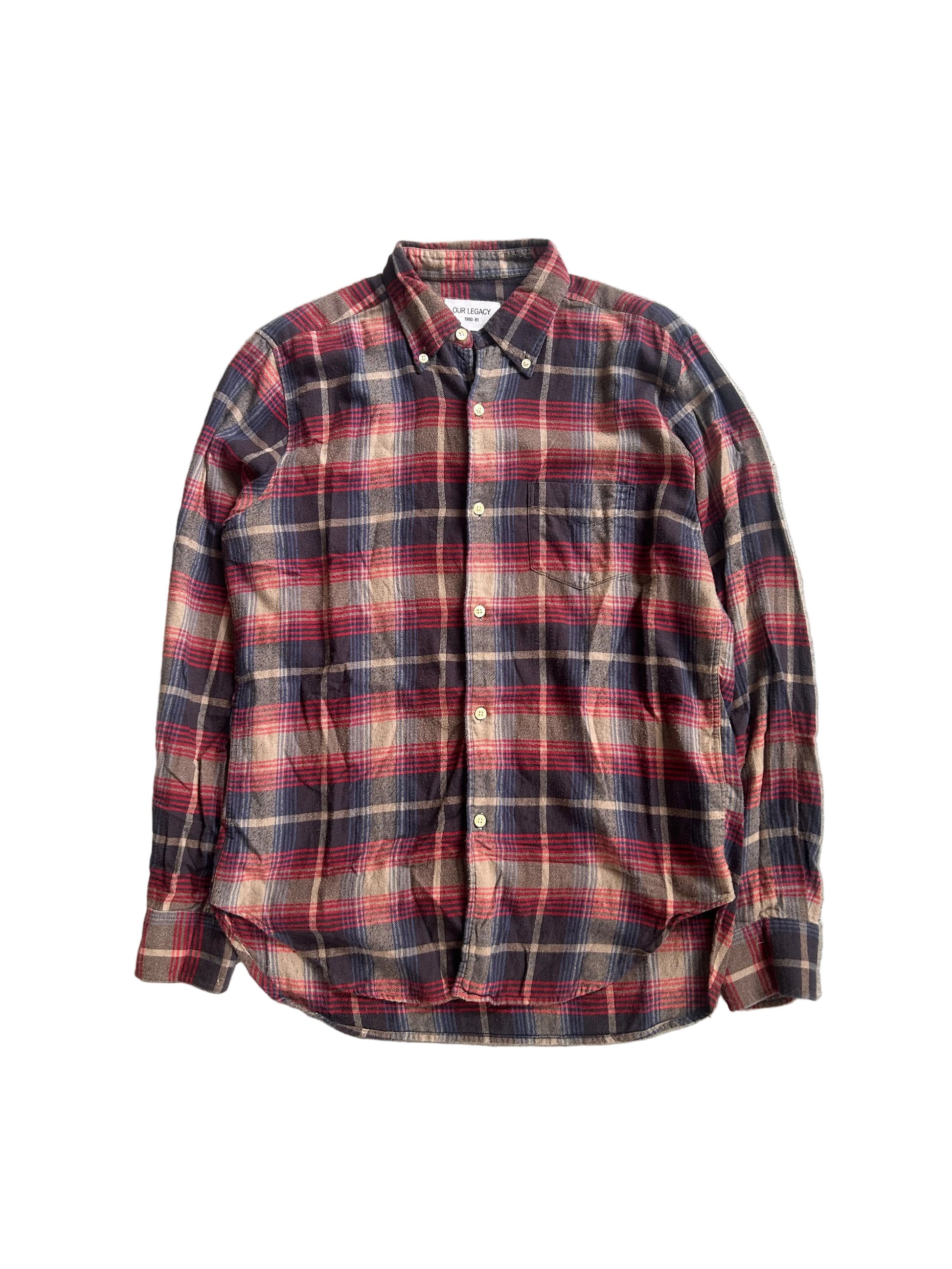 OUR LEGACY PLAID FLANNEL (M)