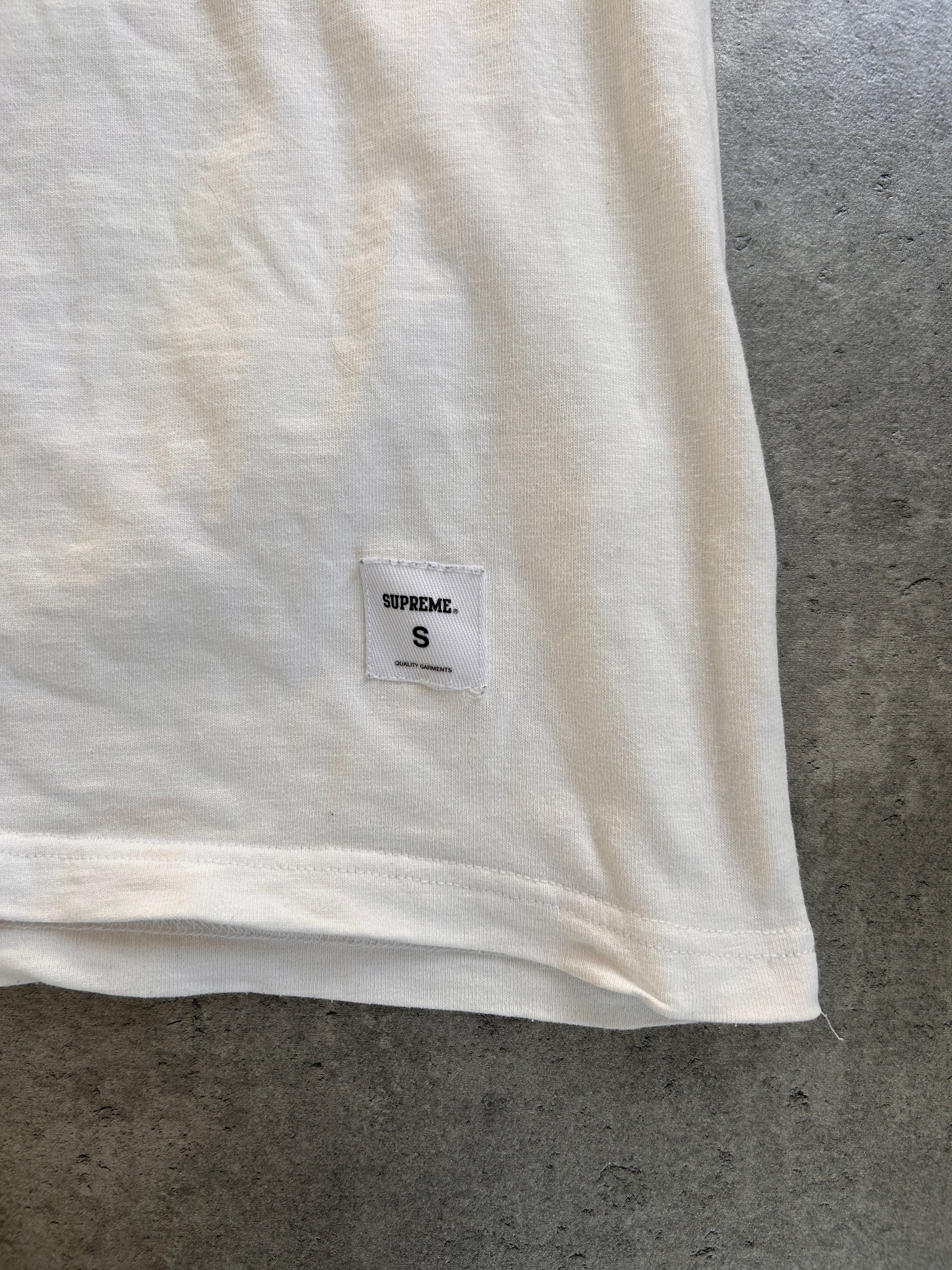 SUPREME TWILL APPLIQUE TEE (S/M)