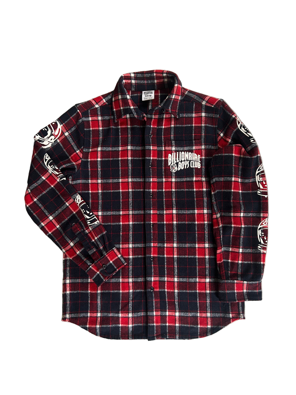 BILLIONAIRE BOYS CLUB PLAID FLANNEL (M)