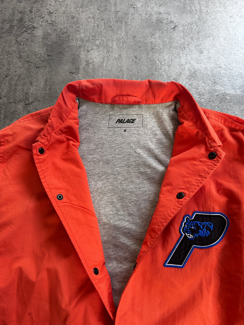 PALACE PANTHER COACH JACKET ORANGE (M)