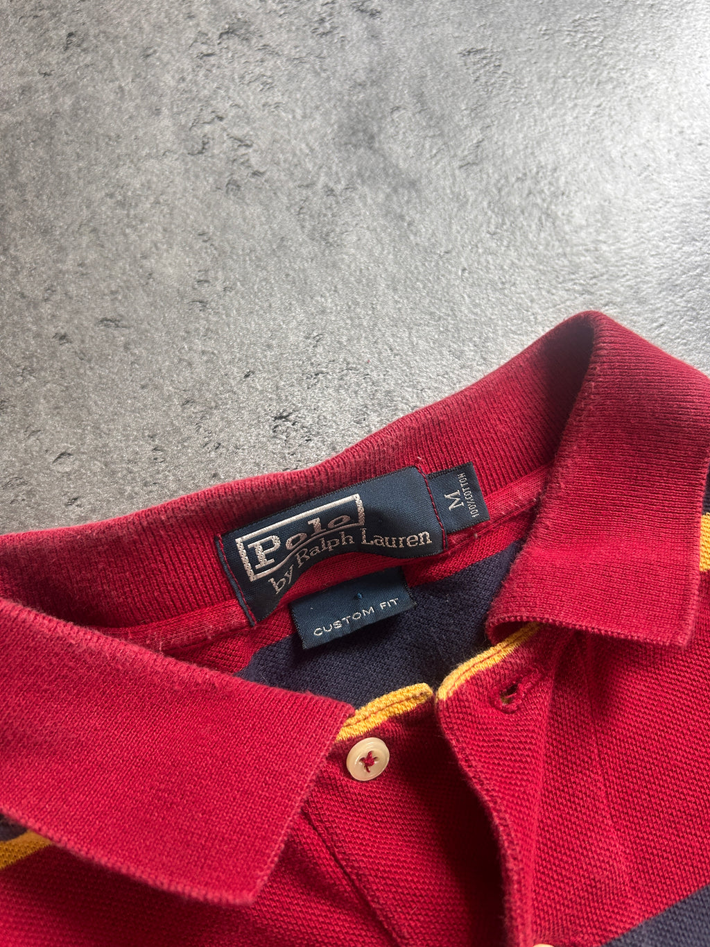 POLO RALPH LAUREN LONGSLEEVE POLO (M)