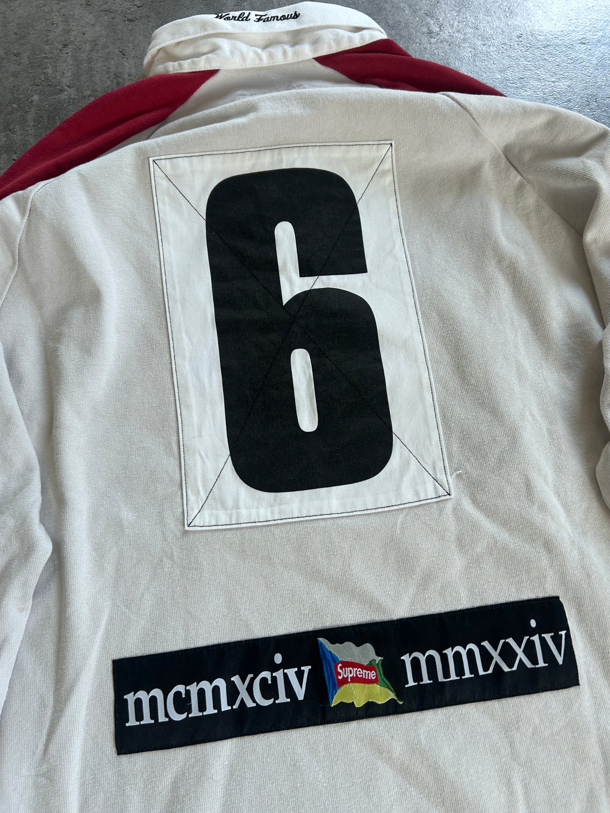 SUPREME CHEST STRIPE RUGBY POLO (XL)