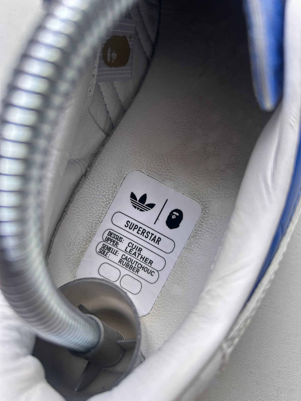 ADIDAS SUPERSTAR X BAPE (41EU)