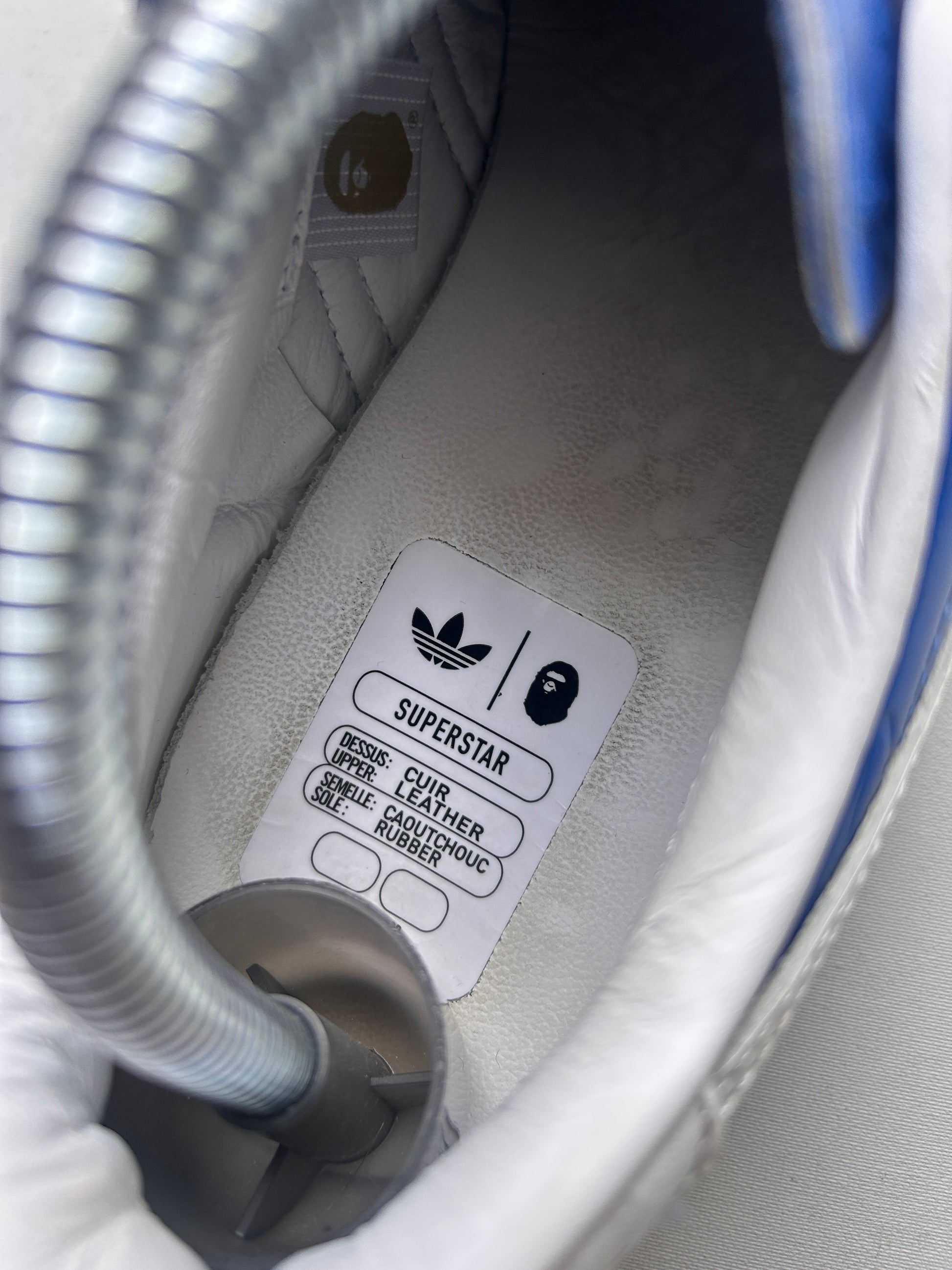 ADIDAS SUPERSTAR X BAPE (41EU)