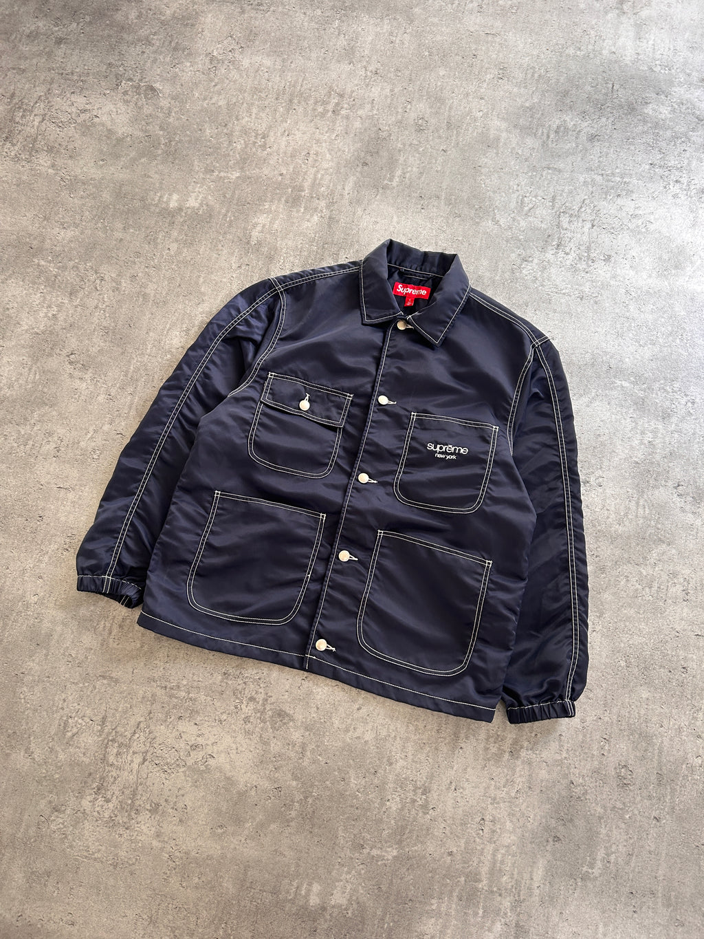 SUPREME NYLON CHORE COAT (M)