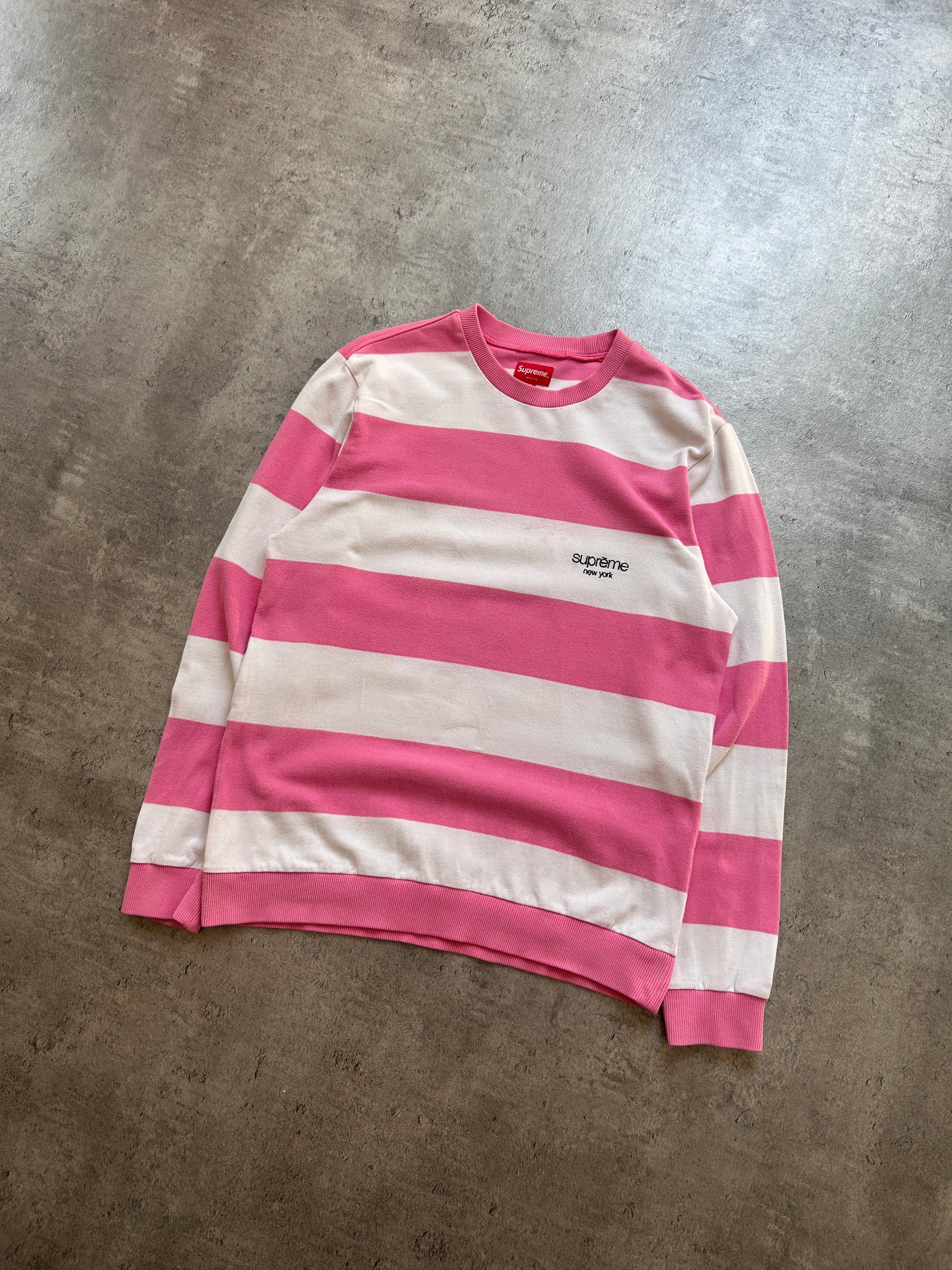 SUPREME PIQUE CREWNECK (M)