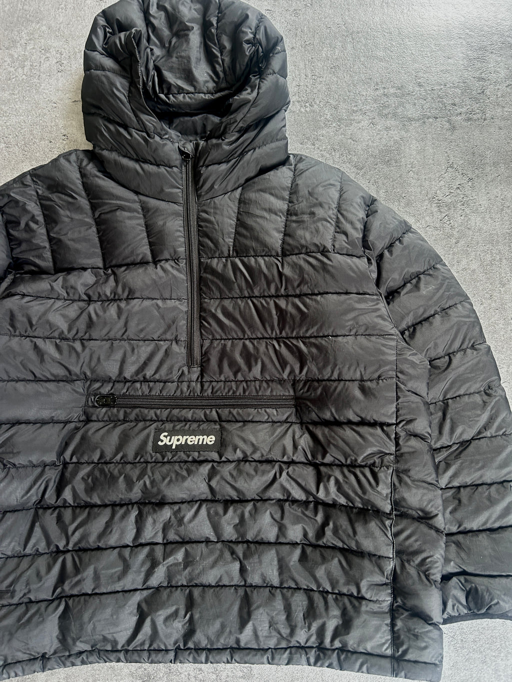 SUPREME MICRO DOWN PUFFER JACKET BLACK (M/L)