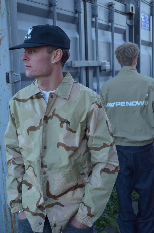 AAPE NOW NYLON ZIP UP JACKET (XL)