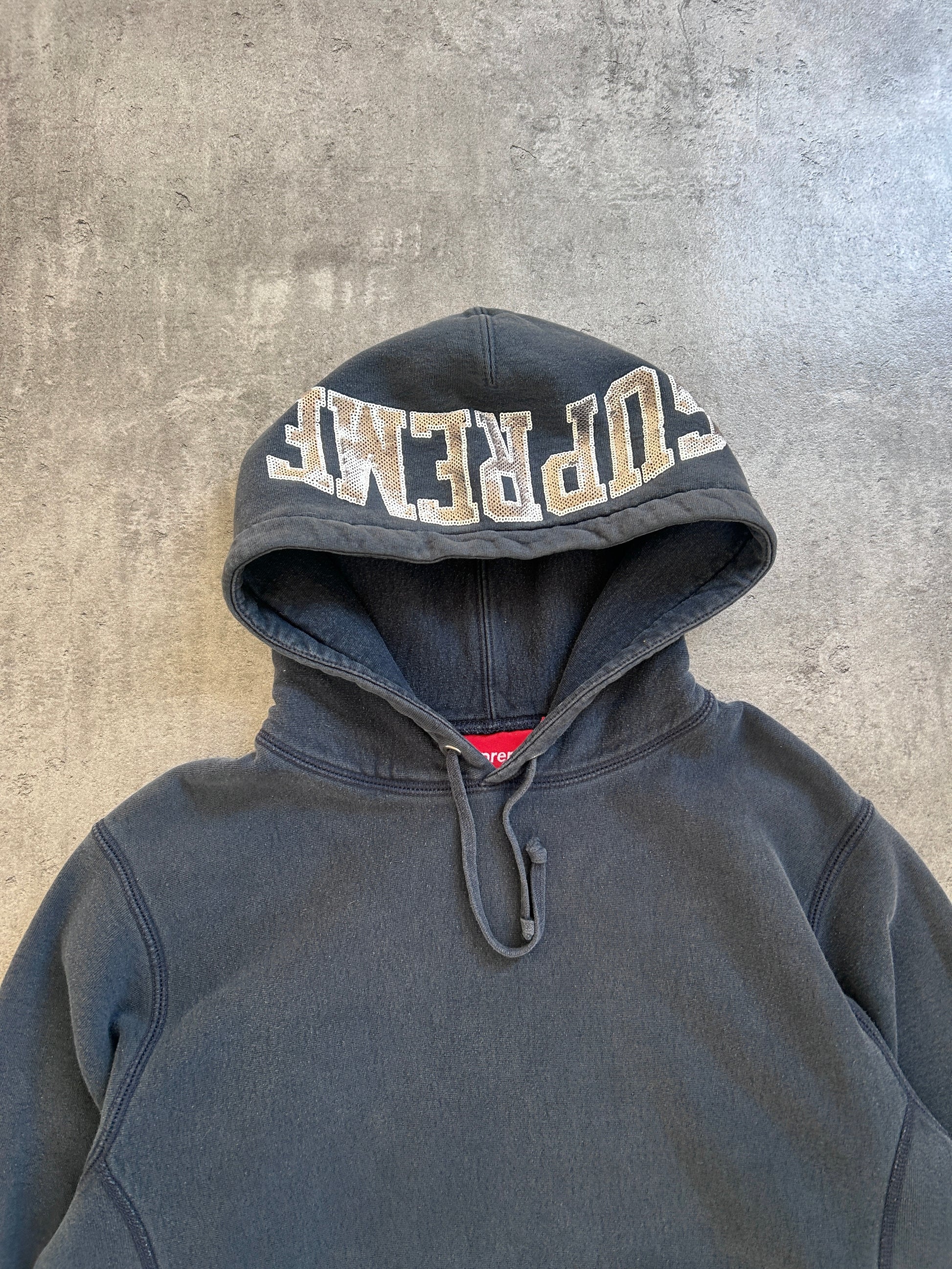 SUPREME SEQUIN ARC HOODIE (M)