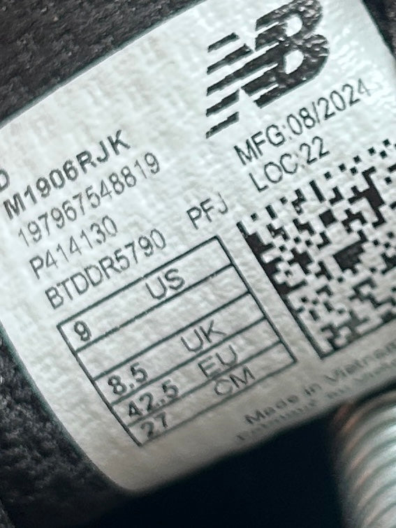 NB1906R CORDURA “GREY/BLACK” 42,5EU