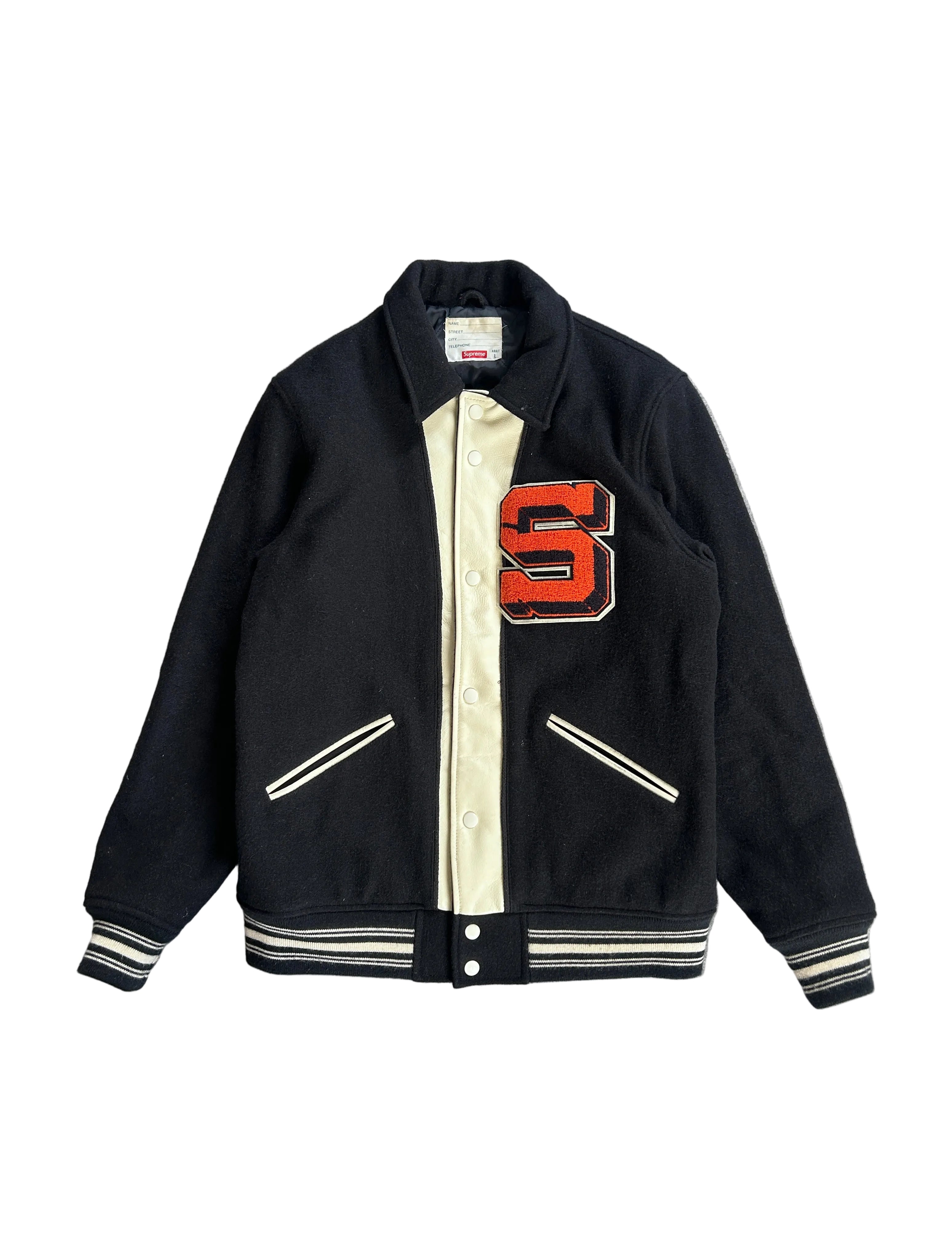 【Supreme】CAPTAIN VARSITY JACKET Lサイズ Captain Varsity Jacket - fall/winter 2013 - Supreme