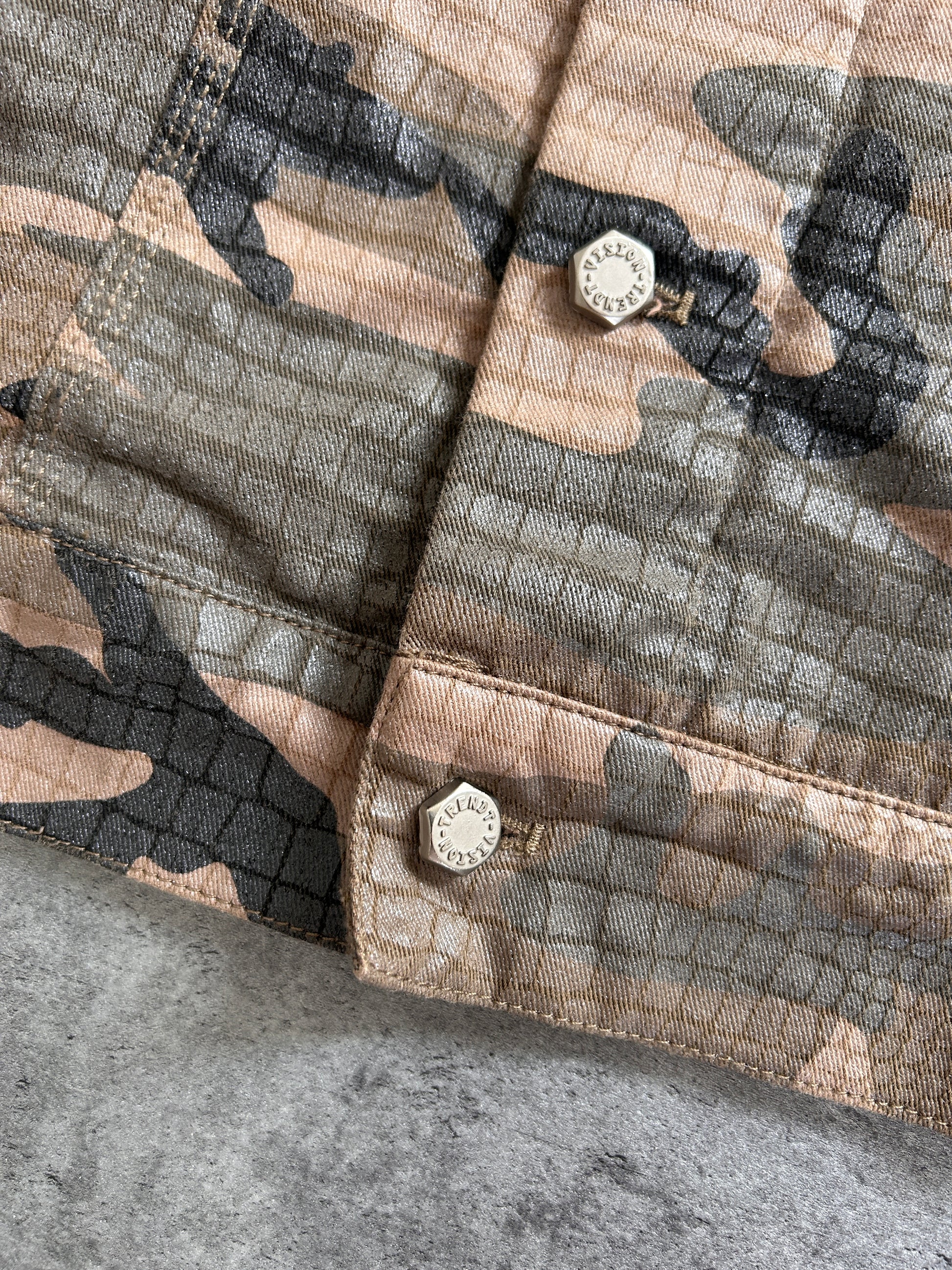 TRENDT VISION CROC DENIM JAKKE (M)