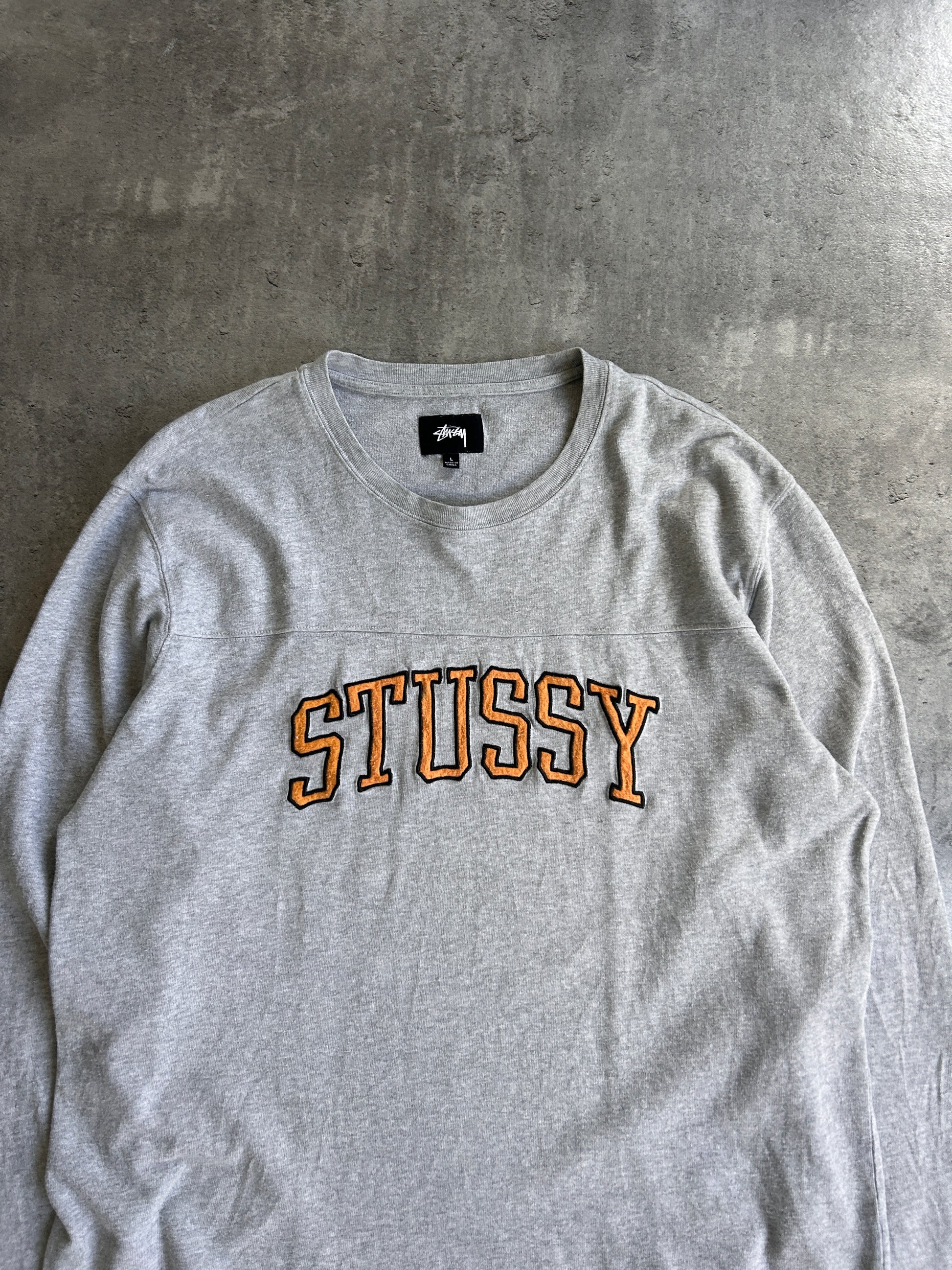 STÜSSY KENT FOOTBALL LONGSLEEVE (L/XL)