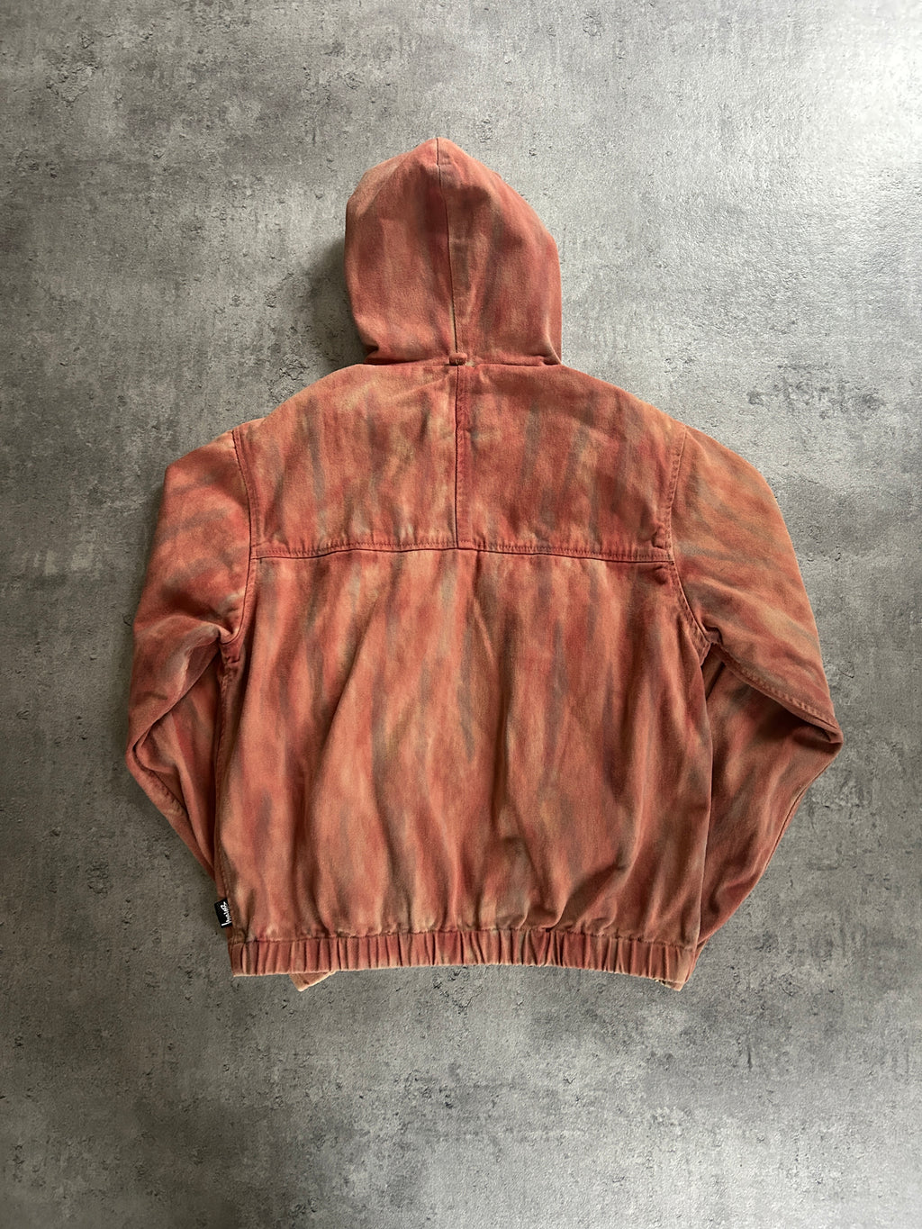 STÜSSY TIE DYE WORK JACKET (M)