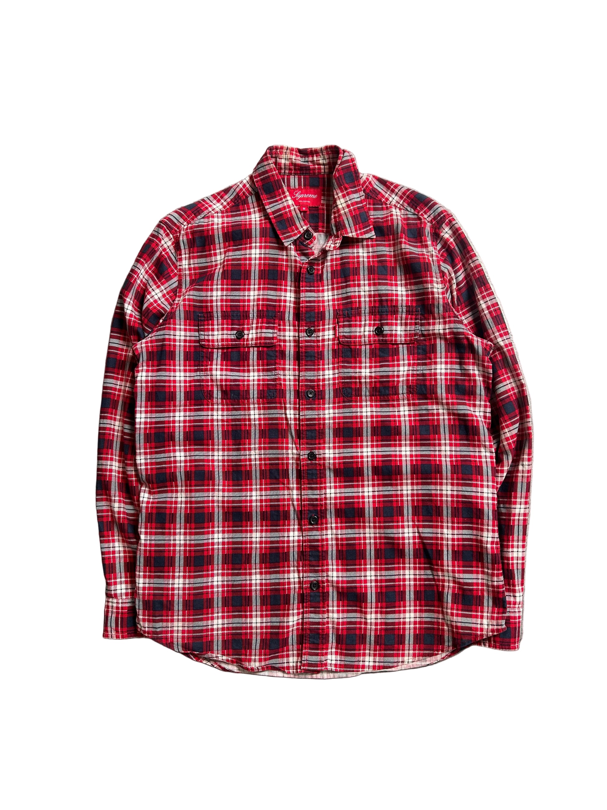 SUPREME PRINTED PLAID FLANNEL (M)