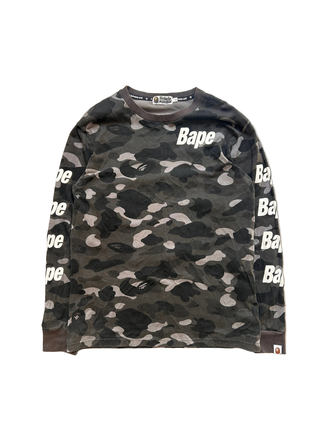 BAPE GREY CAMO LONGSLEEVE (S)