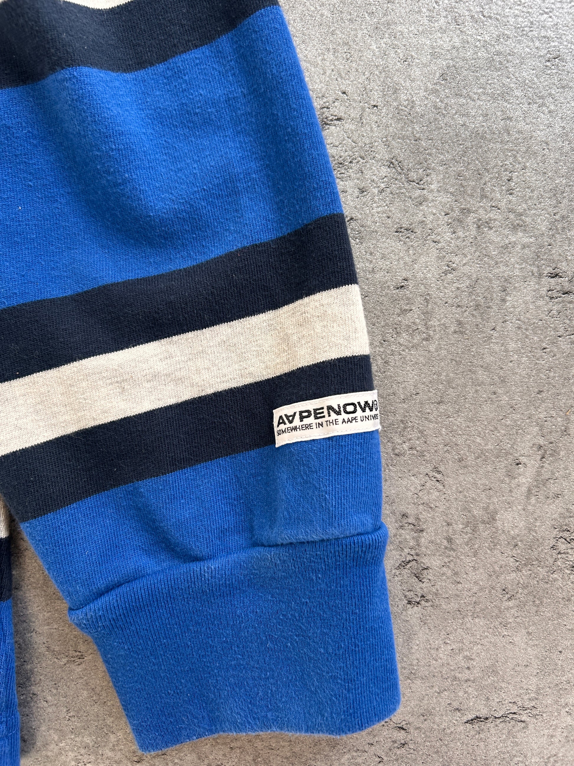 AAPE NOW STRIPE LONGSLEEVE (L)