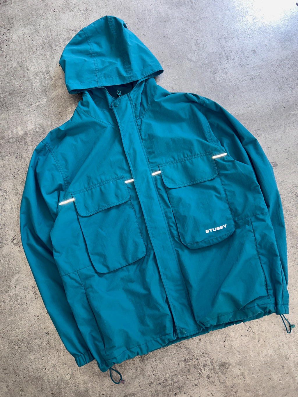 STÜSSY BIG POCKET SHELL JACKET (L)