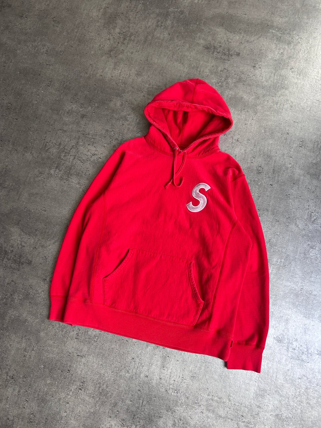 SUPREME S LOGO HOODIE (L)