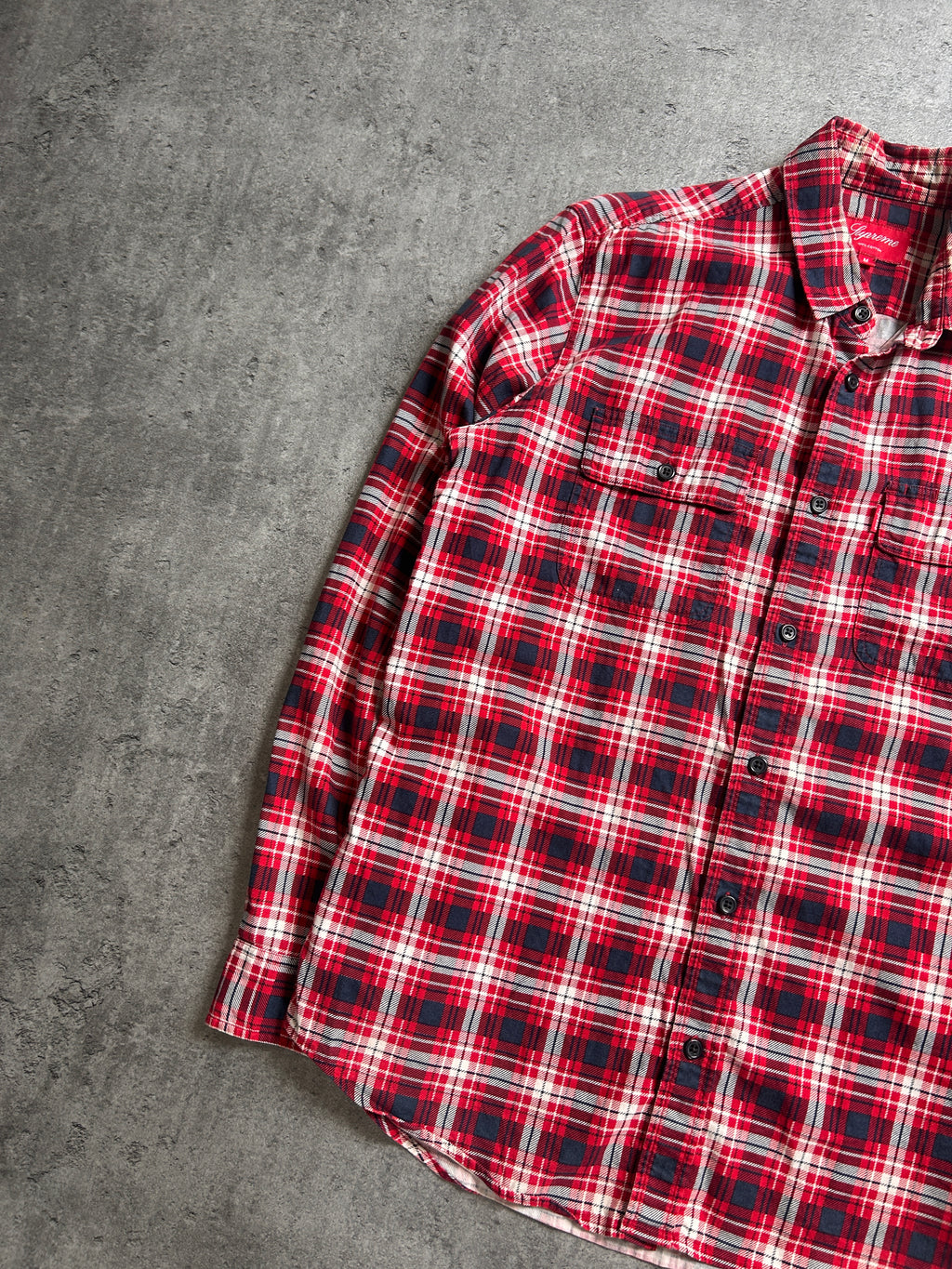 SUPREME PRINTED PLAID FLANNEL (M)