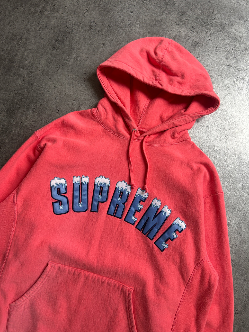 SUPREME PINK ICE ARC HOODIE (L)