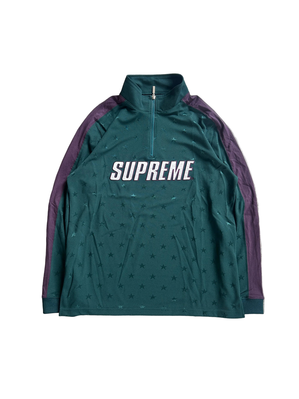 SUPREME TRACK HALF ZIP PULLOVER FW18 (M)