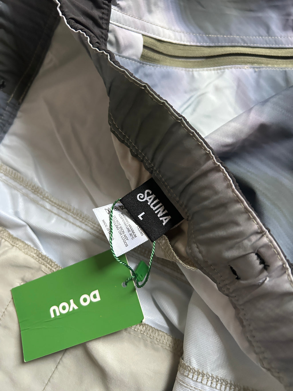 SAUNA TECH CAMO TRACKPANTS (L)