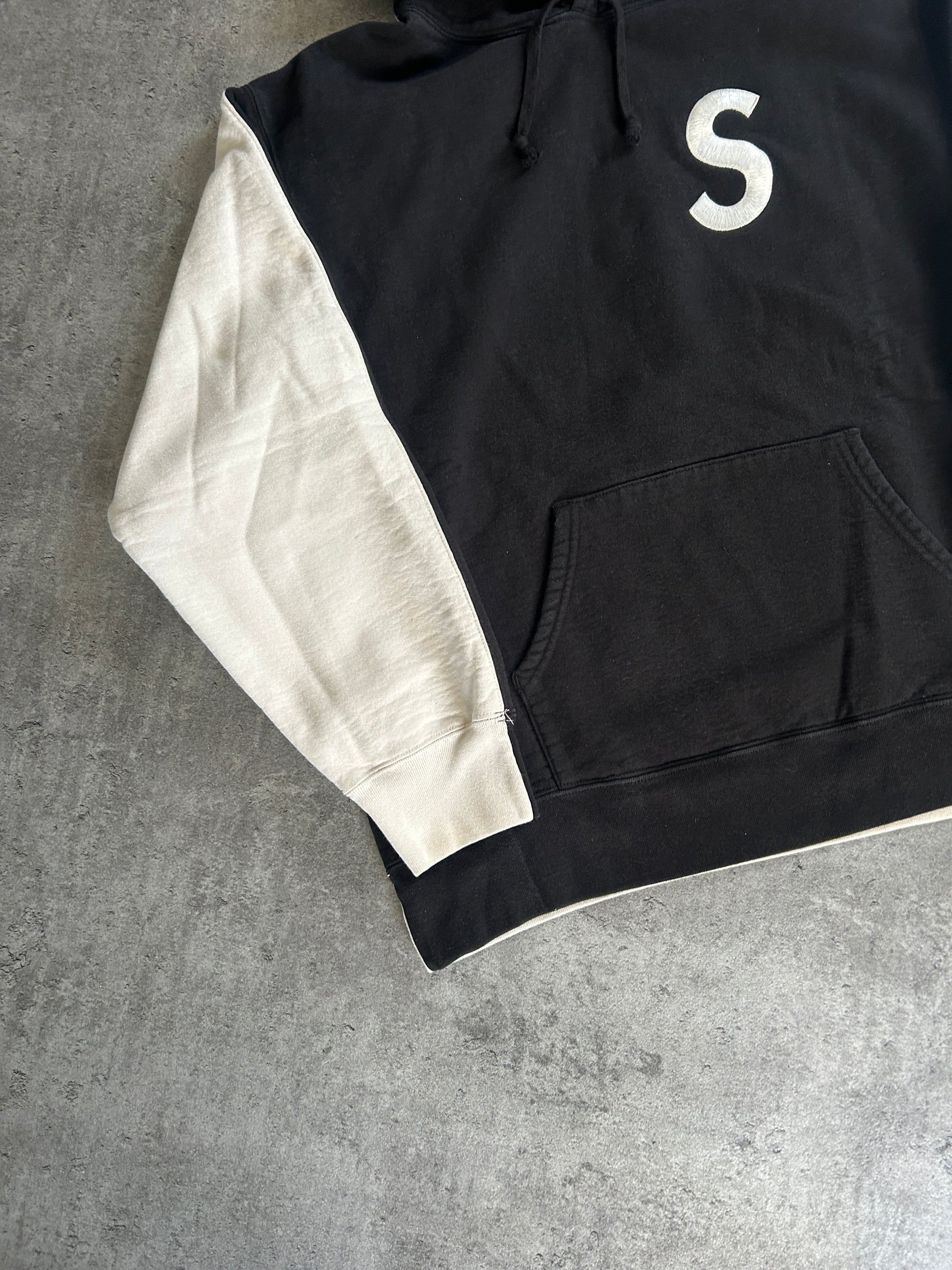 SUPREME S LOGO SPLIT HOODIE FW21 (L)