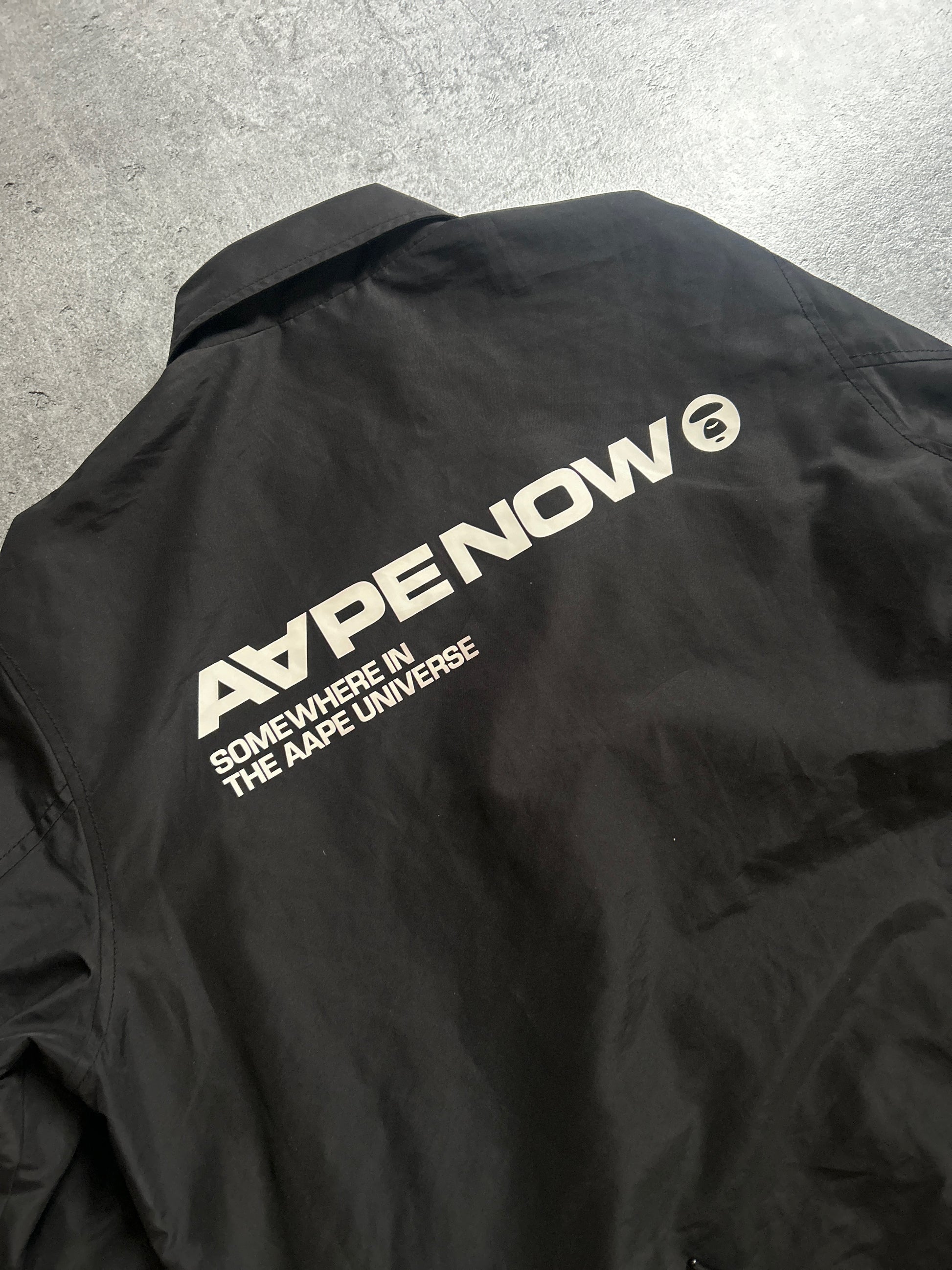 AAPE NOW COACH JACKET “BLACK” (L)