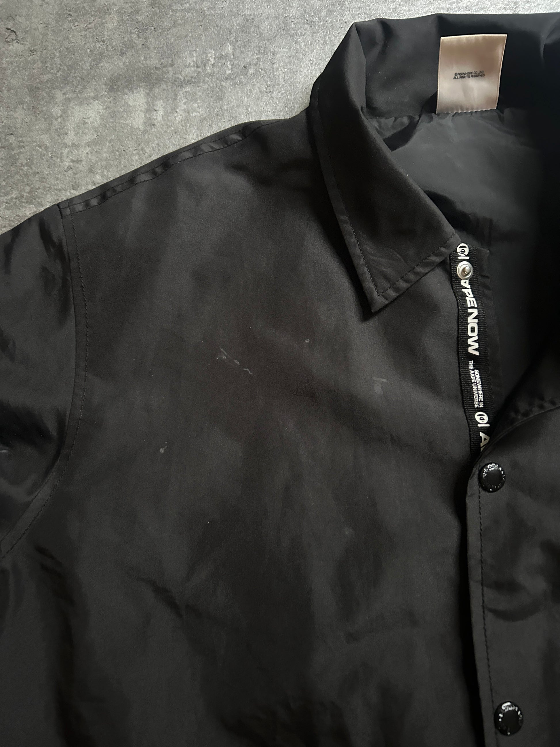 AAPE NOW COACH JACKET “BLACK” (L)
