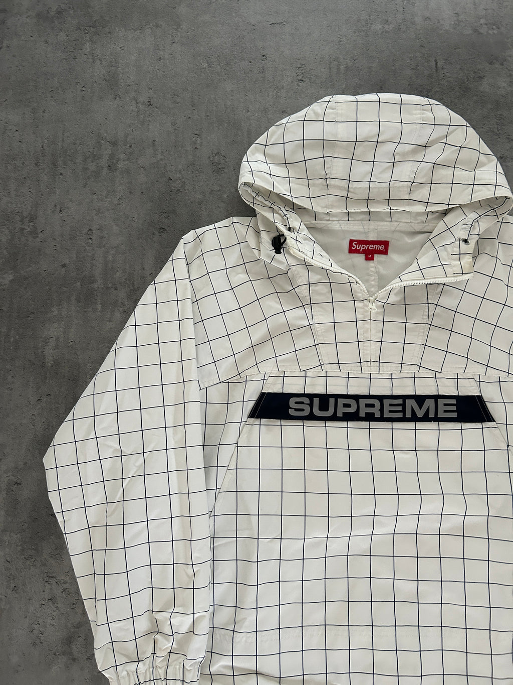 SUPREME HEAVY NYLON PULLOVER (M)