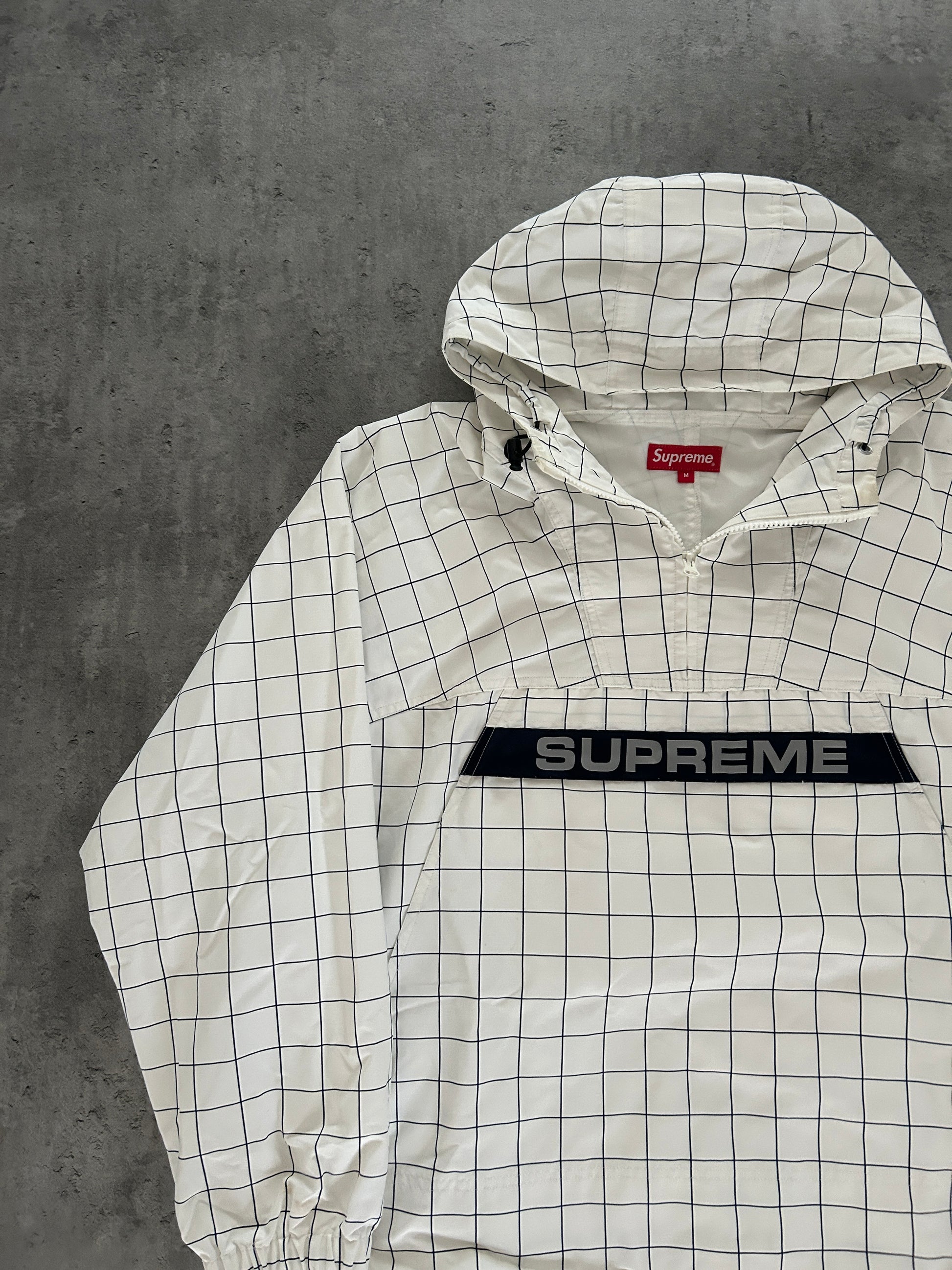 SUPREME HEAVY NYLON PULLOVER (M)