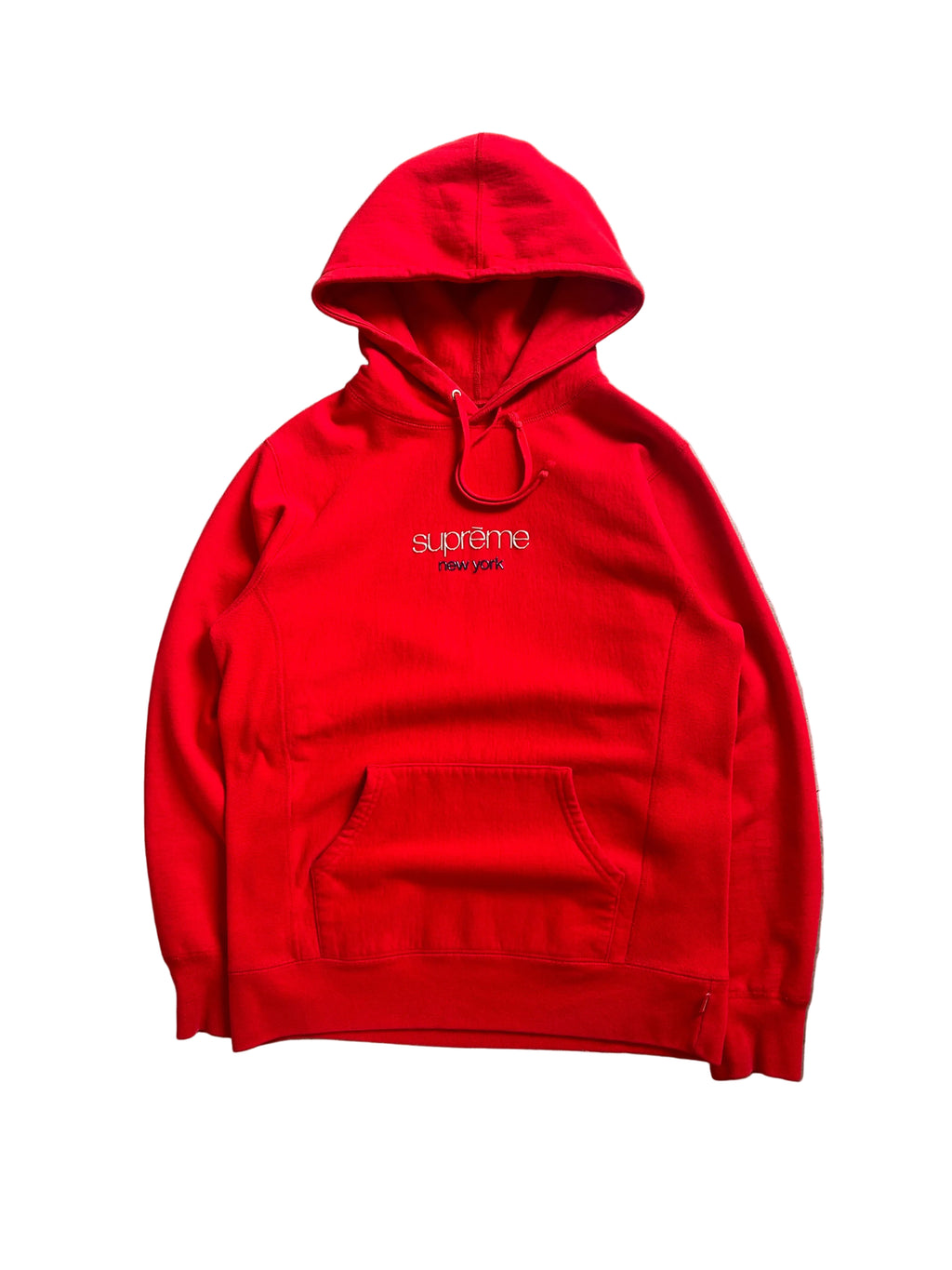 SUPREME CHROME CLASSIC LOGO HOODIE (M)