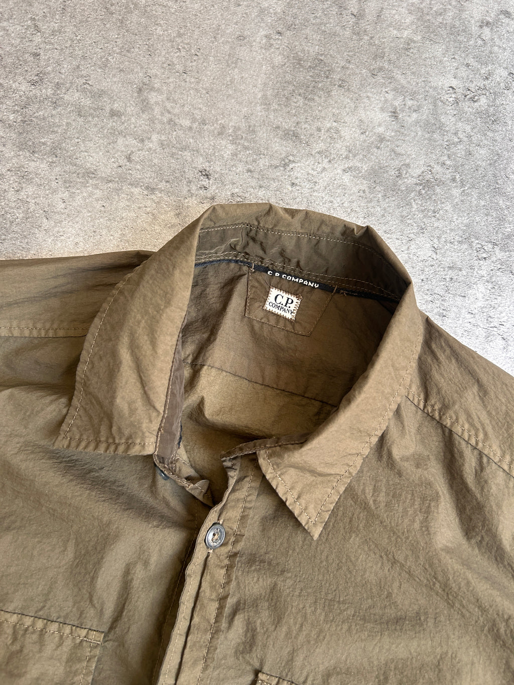 CP COMPANY OVERSHIRT “KHAKI/BROWN” (S)