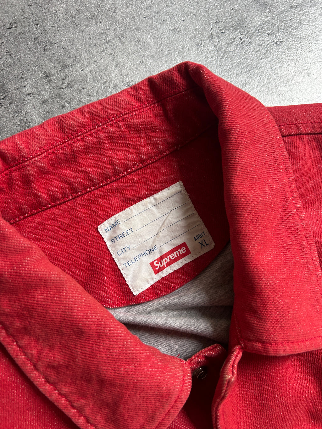 SUPREME DENIM ARC COACH JACKET (XL)