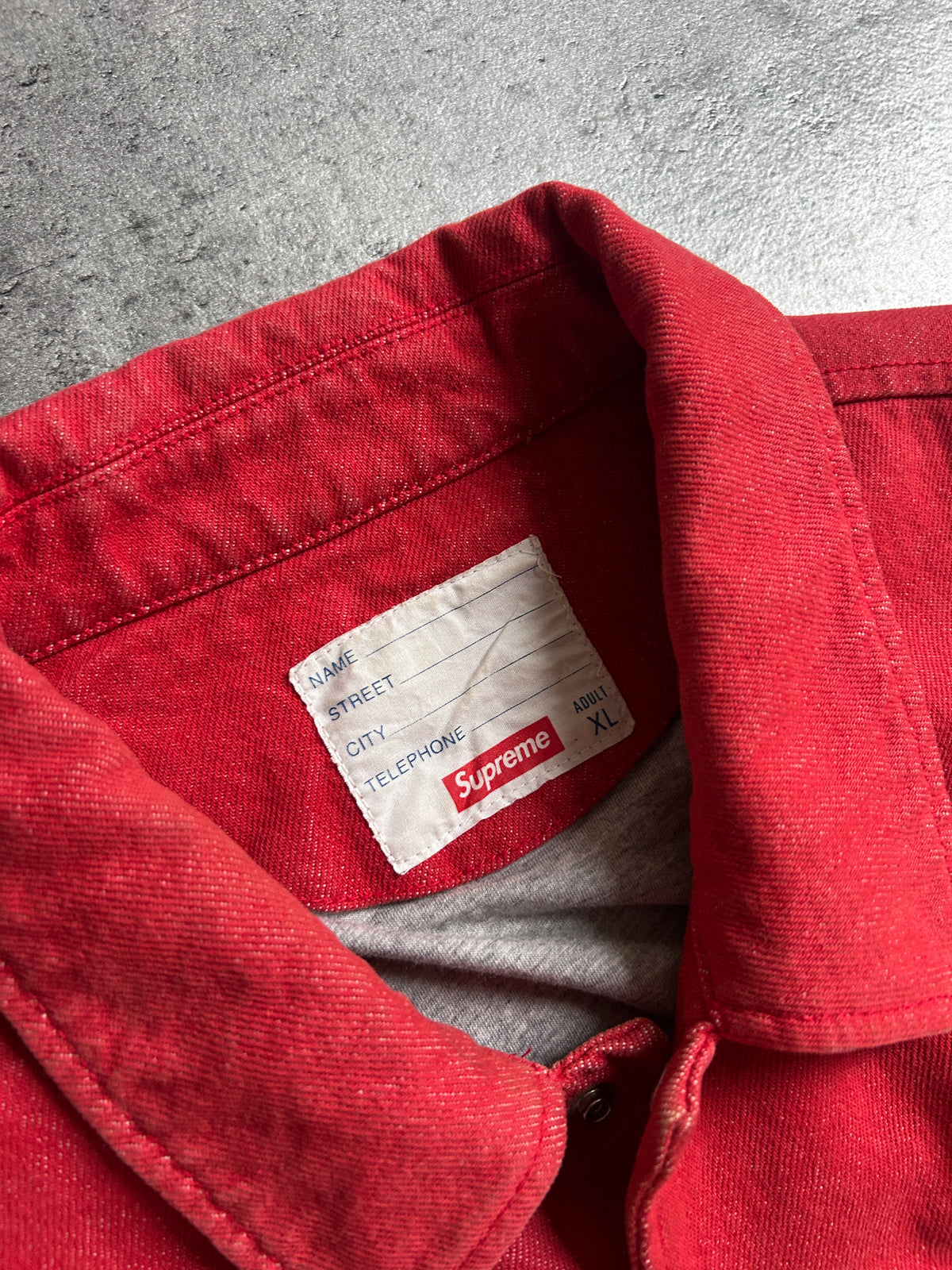 SUPREME DENIM ARC COACH JACKET (XL)