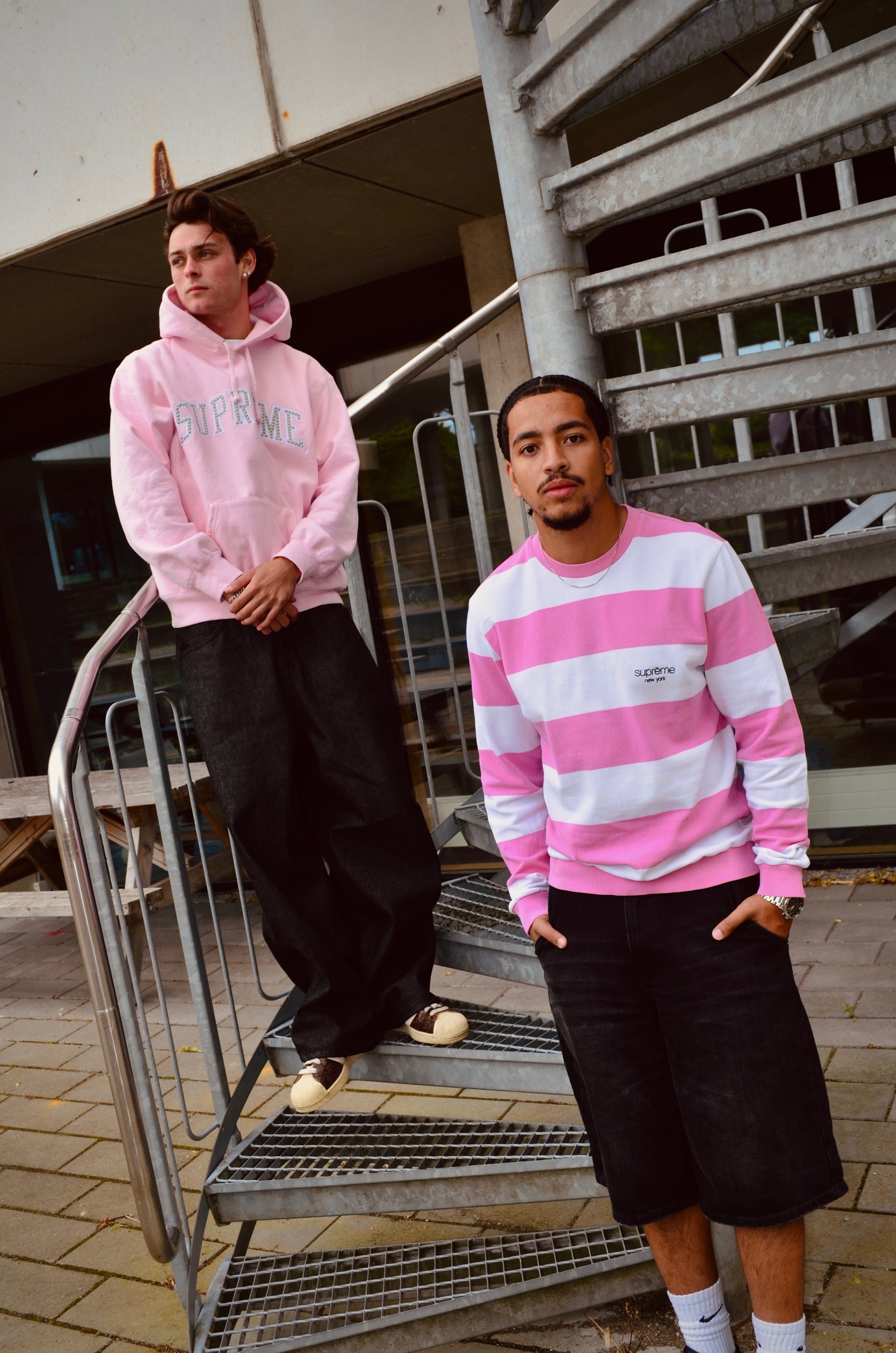 SUPREME PIQUE CREWNECK (M)