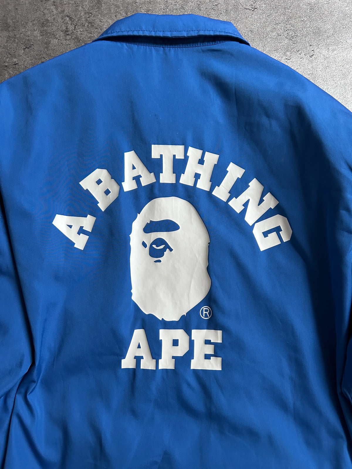 A BATHING APE COACH JACKET “BLUE” (L)