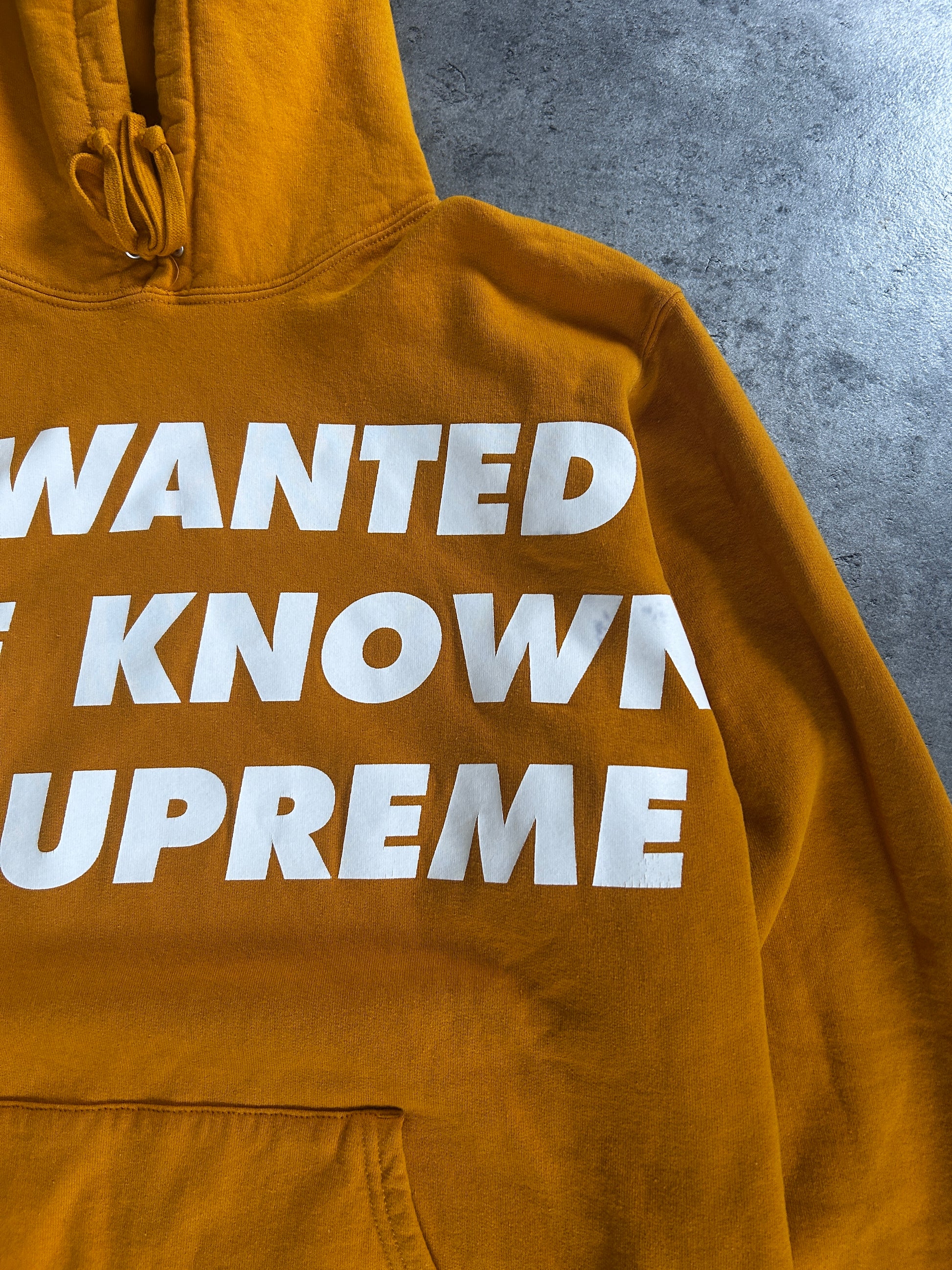 SUPREME KNOWN AS HOODIE (XL)