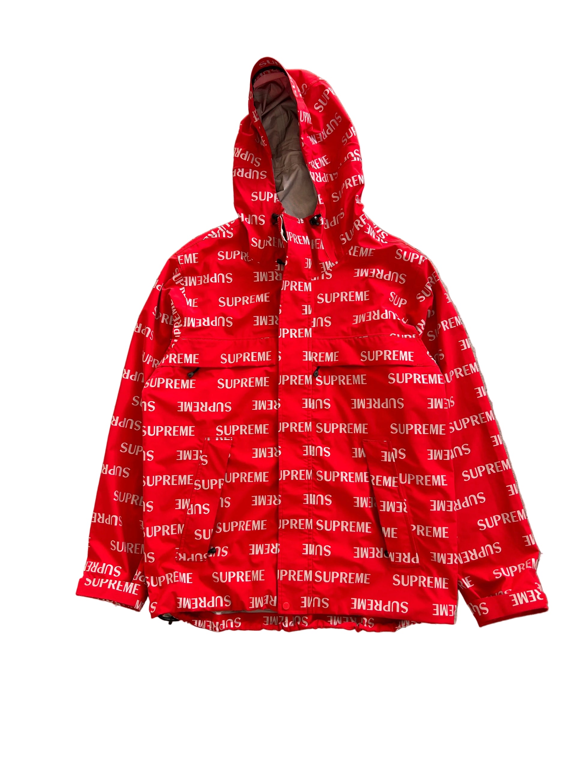 SUPREME REFLECTIVE REPEAT 3M TAPED SEAM JACKET (L)