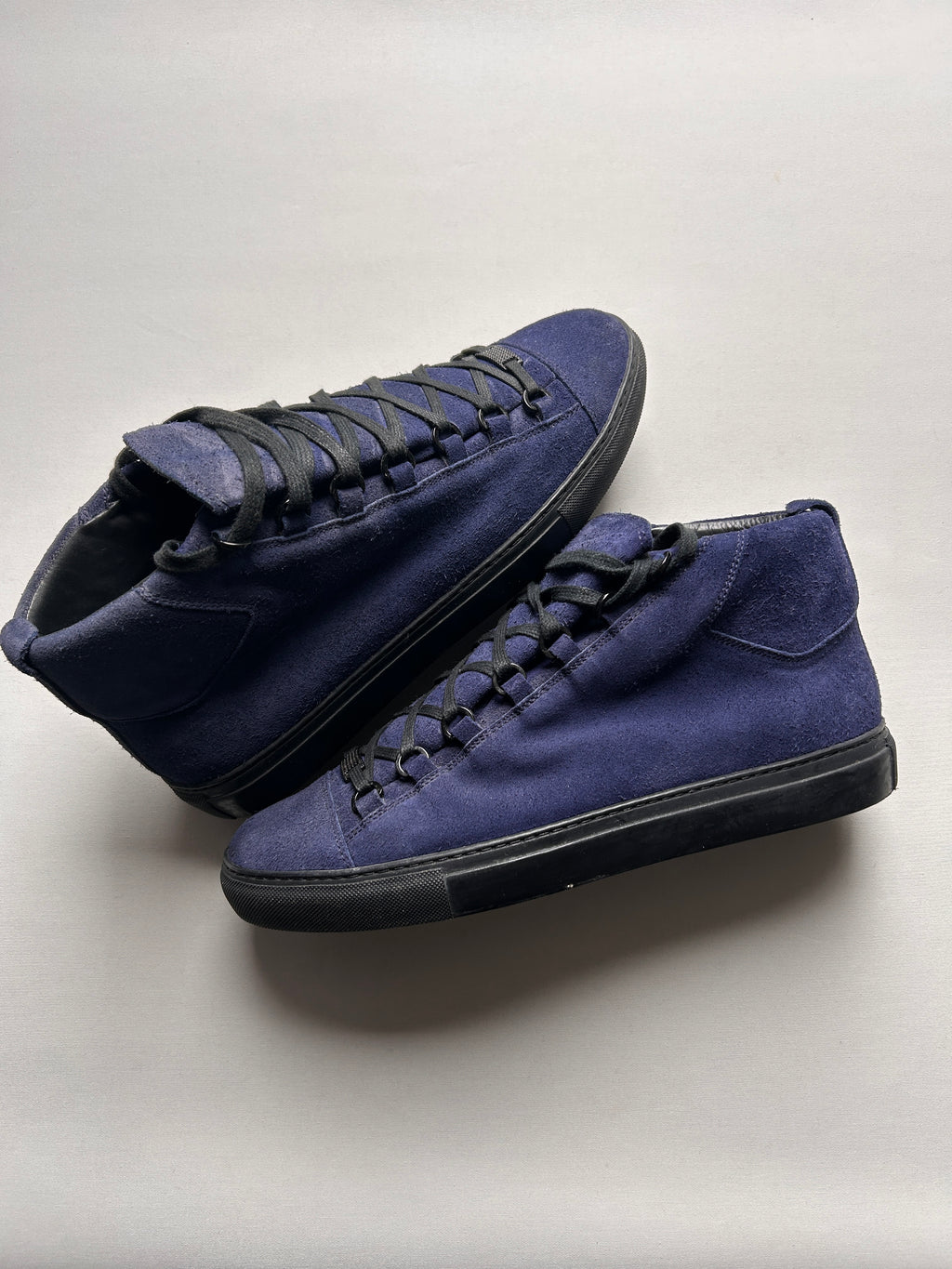 BALENCIAGA ARENA HIGH “BLUE SUEDE” 45EU