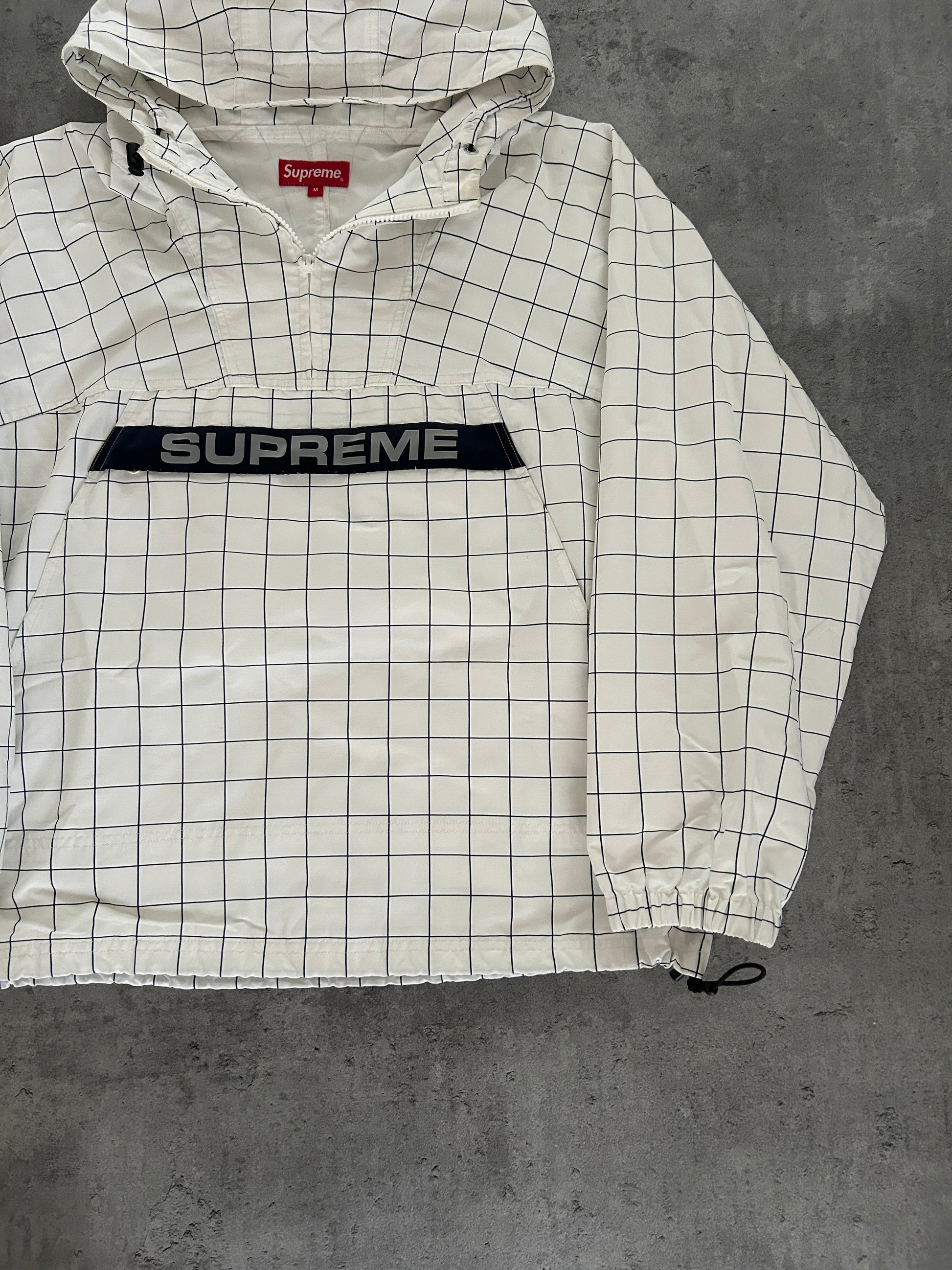 SUPREME HEAVY NYLON PULLOVER (M)