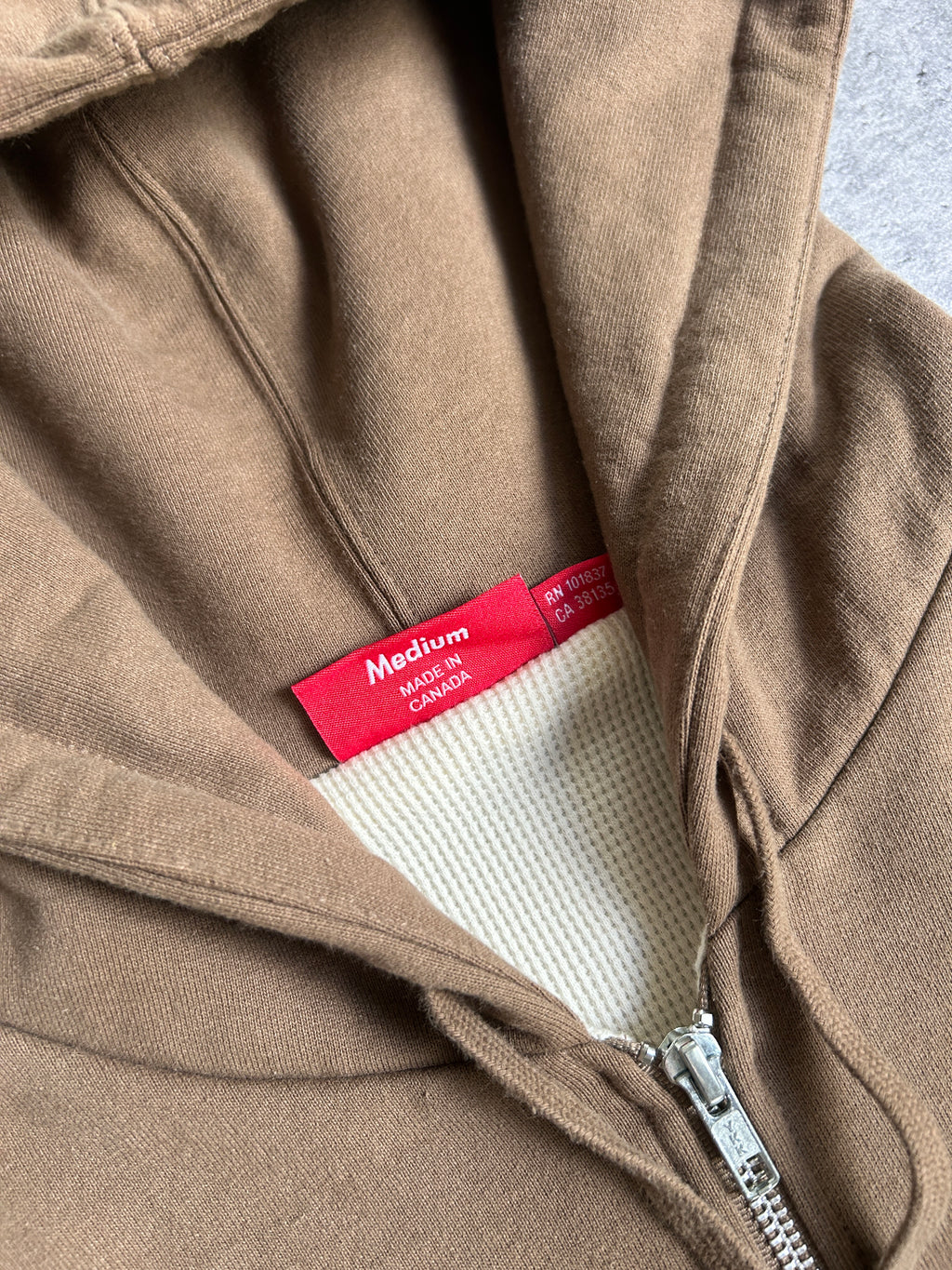 SUPREME ARC THERMAL ZIP UP HOODIE (M)